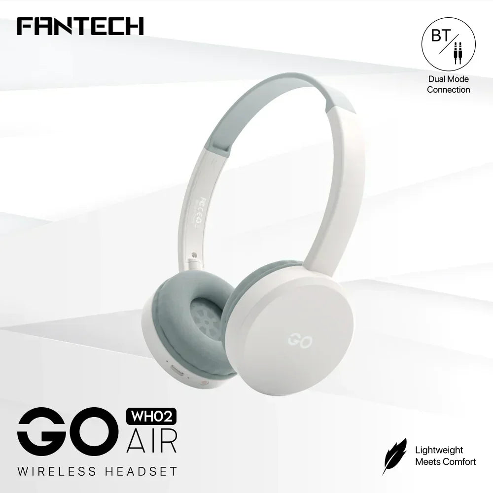 Fantech go air wireless headphone wh02 - headsets