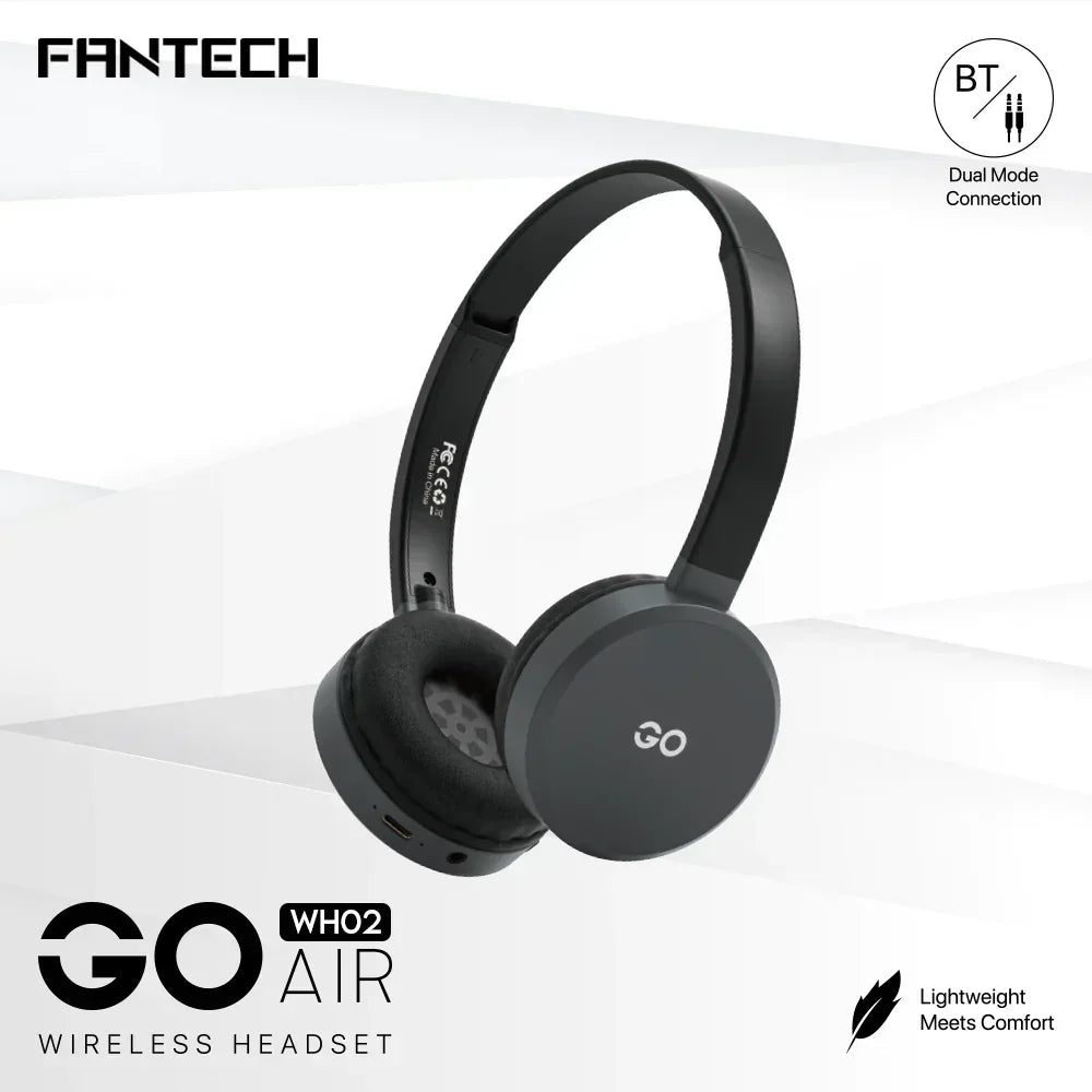 Fantech go air wireless headphone wh02 - headsets