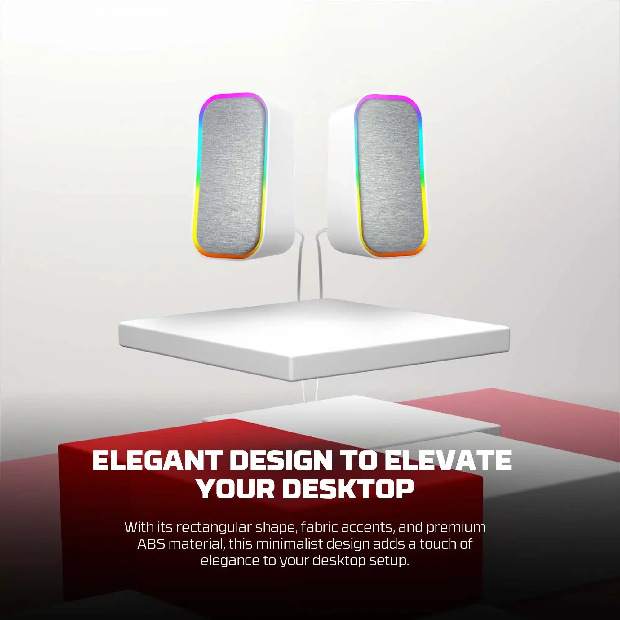 Fantech groove gs304 bluetooth speaker dual mode - white - headsets