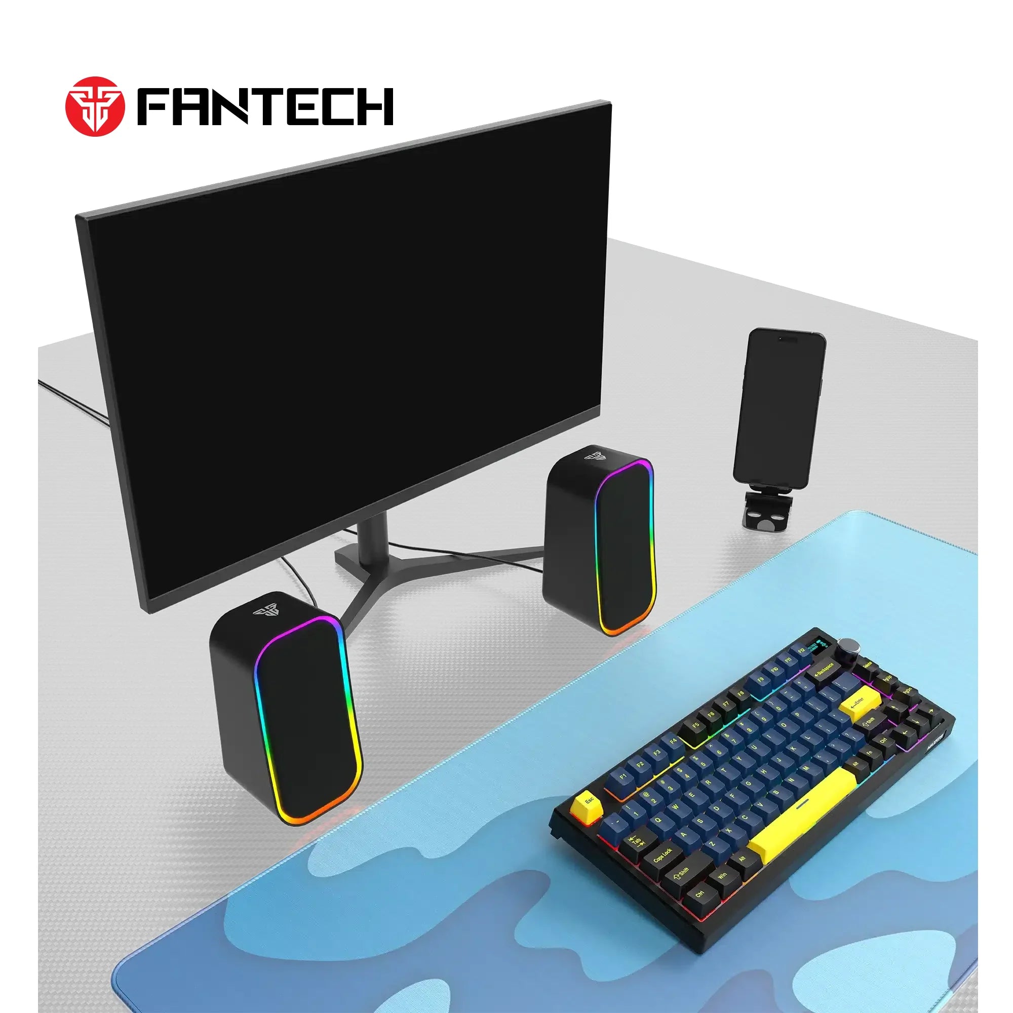 Fantech groove gs304 dual mode gaming speaker - black - headsets