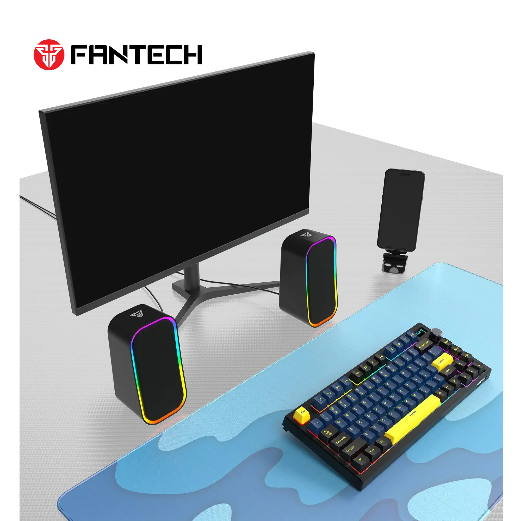 Fantech Groove Gs304 Dual Mode Gaming Speaker - Black