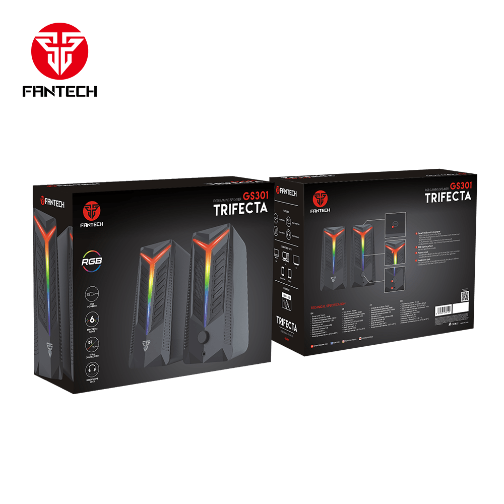 Fantech Gs301 Trifecta Rgb Gaming Speaker - Gameonjo