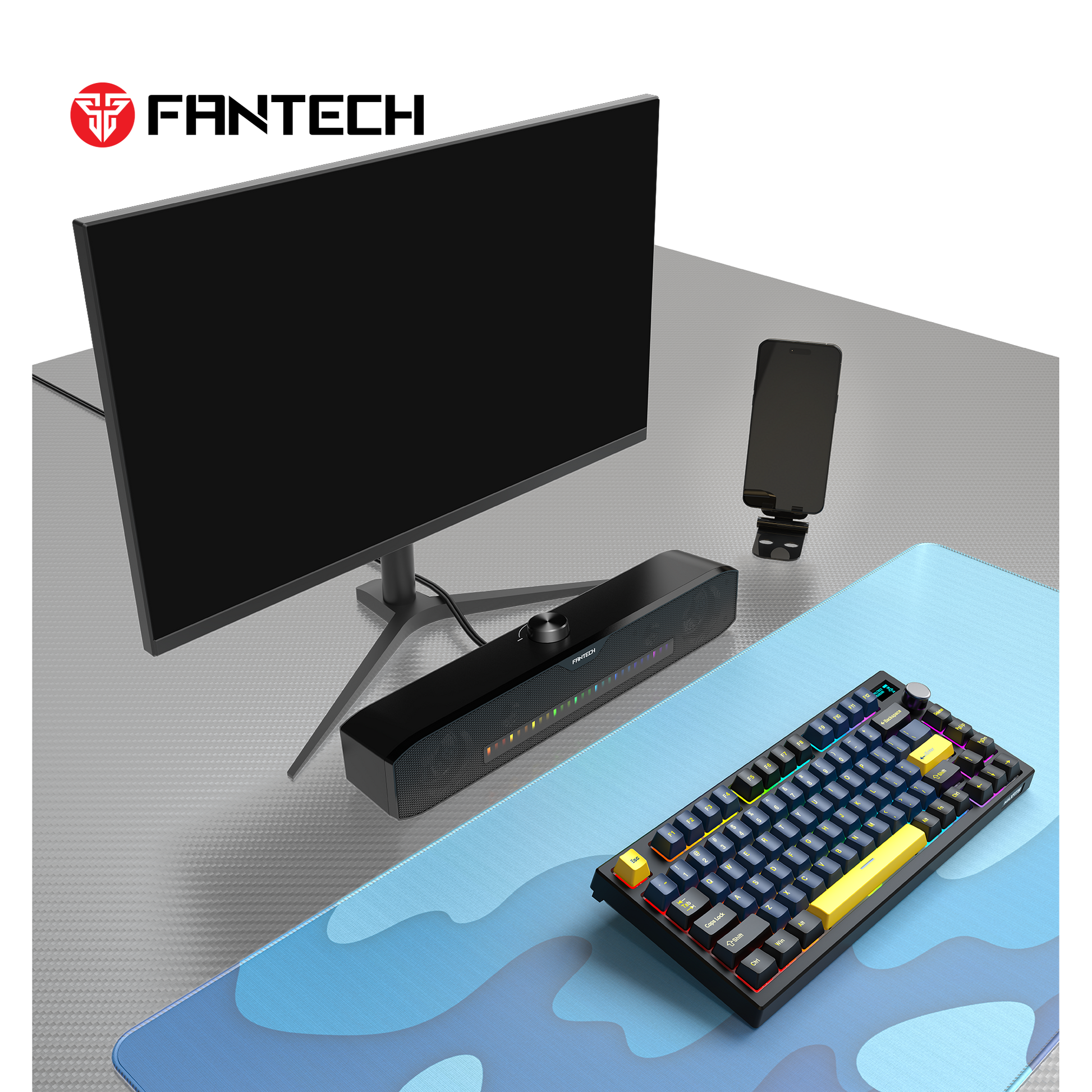 Fantech Gs303 Groove Bar Dual Mode Rgb Lighting Gaming Speaker