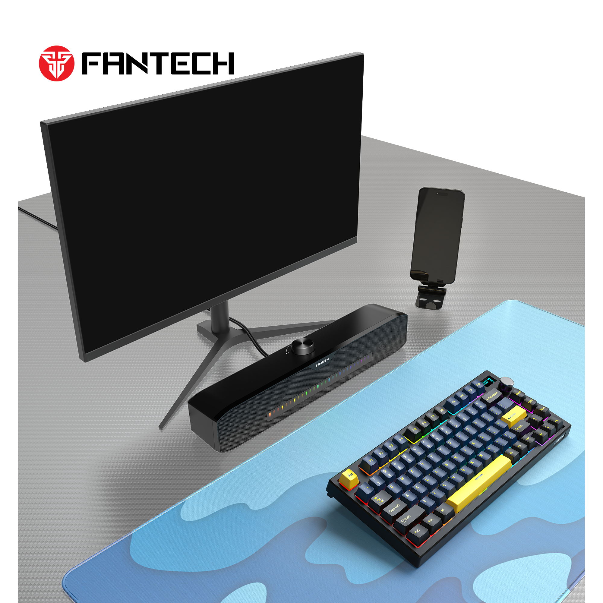 Fantech Gs303 Groove Bar Dual Mode Rgb Lighting Gaming Speaker