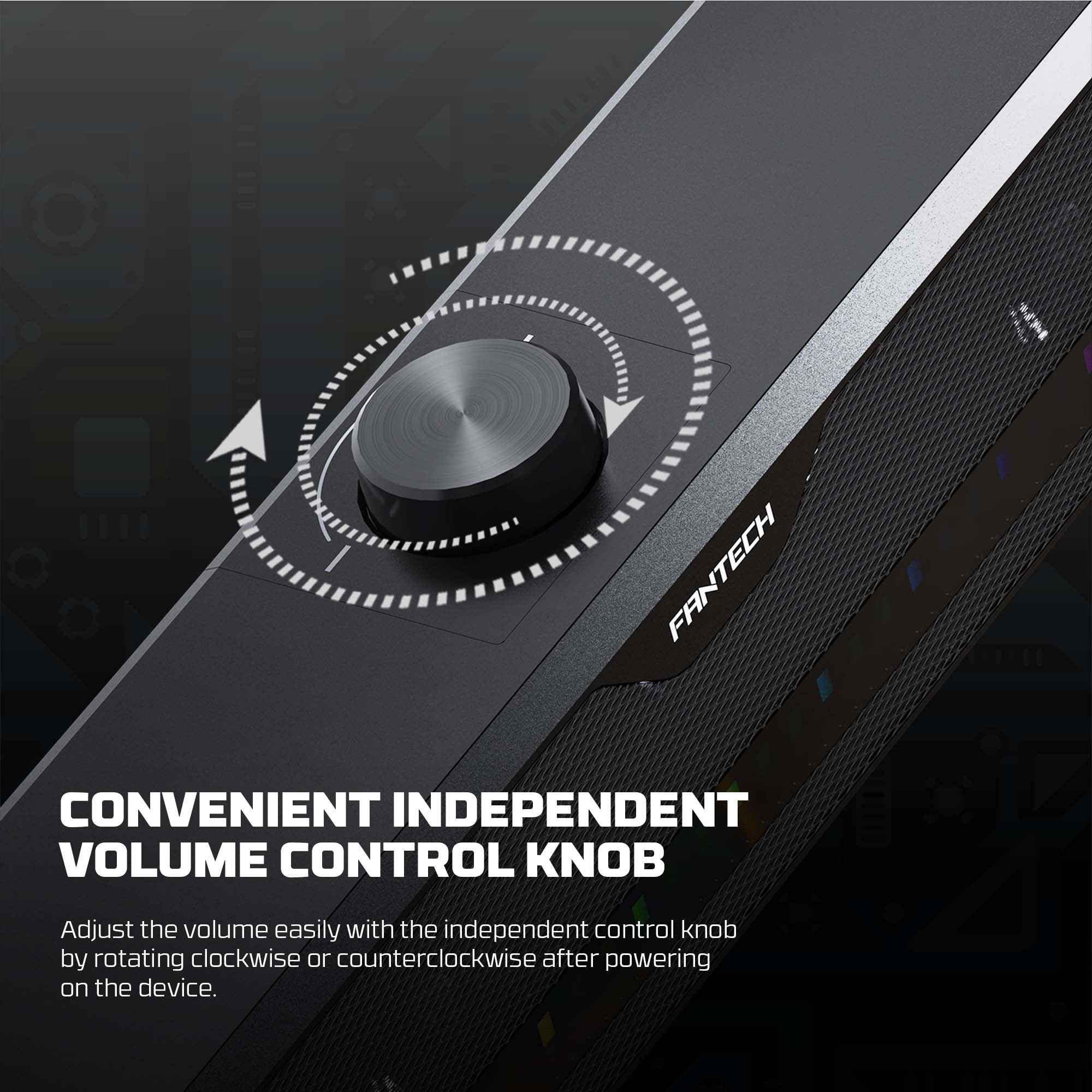 Fantech Gs303 Groove Bar Dual Mode Rgb Lighting Gaming Speaker