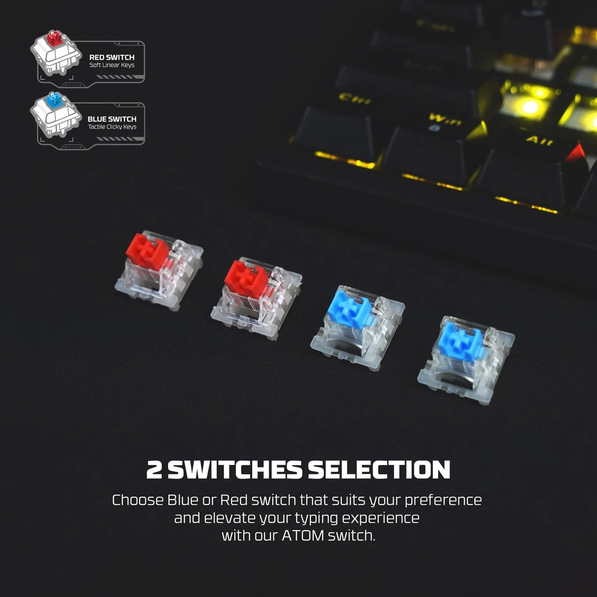 Fantech hero mk875v2 gaming keyboard rgb (ps5 - ps4 - pc) - keyboard