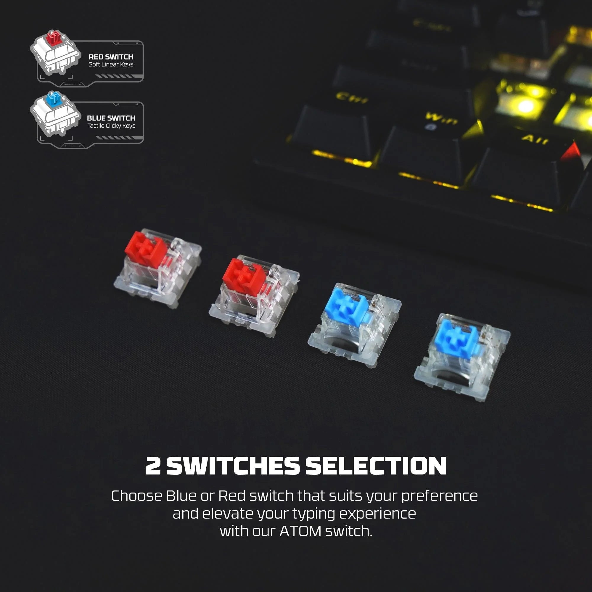 Fantech hero mk875v2 gaming keyboard rgb (ps5 - ps4 - pc) - keyboard