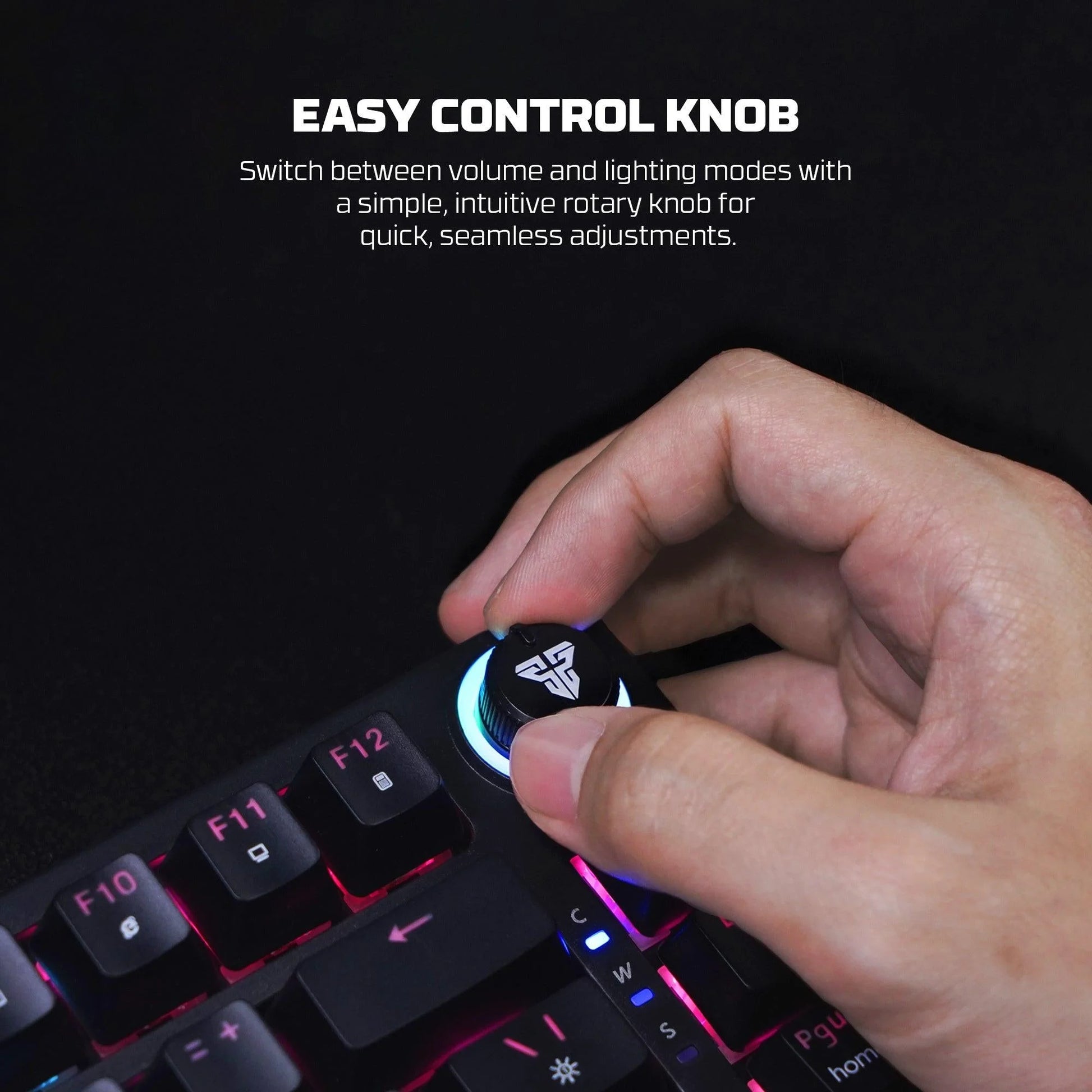 Fantech hero mk875v2 gaming keyboard rgb (ps5 - ps4 - pc) - keyboard