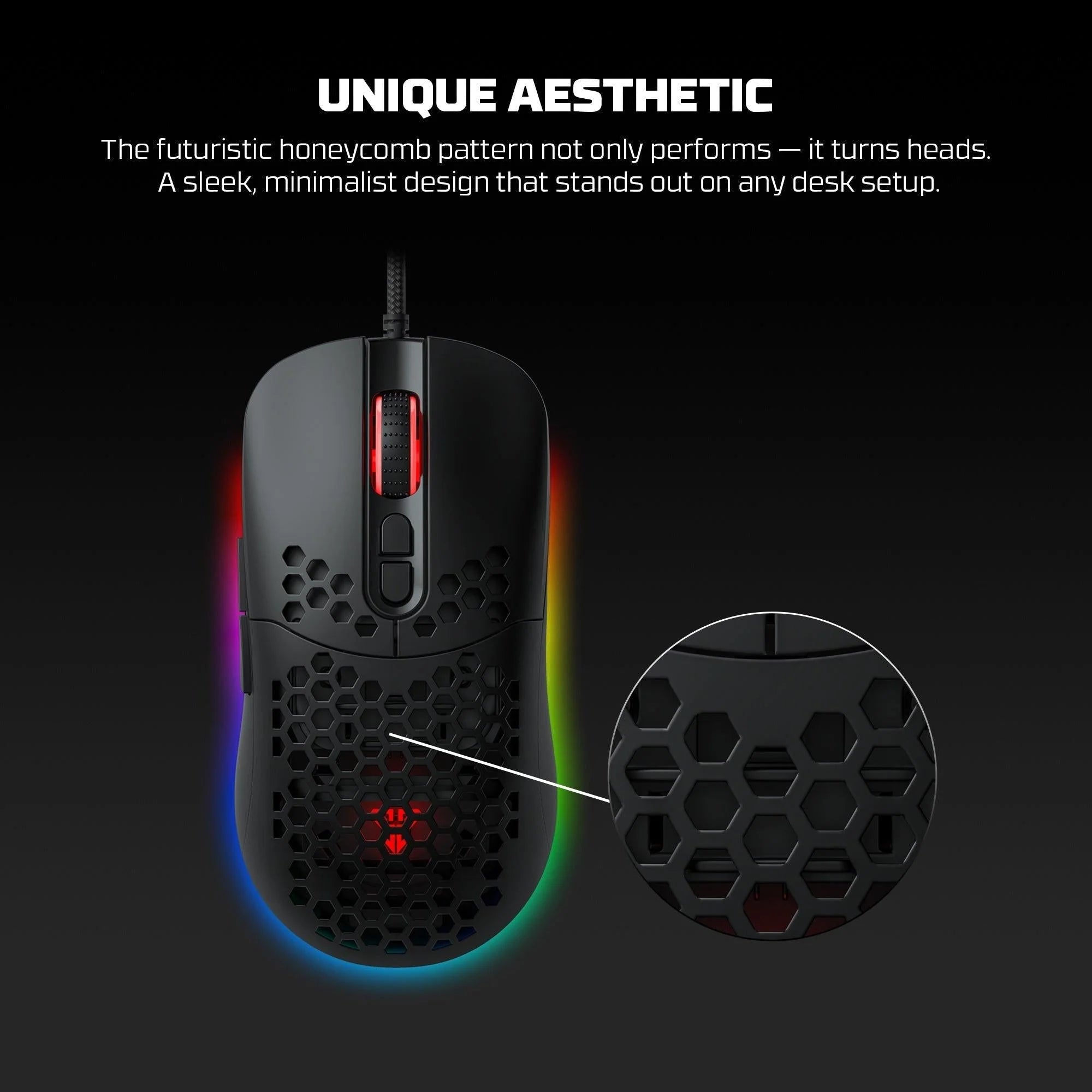 Fantech hero x18 gaming mouse rgb black - mouse
