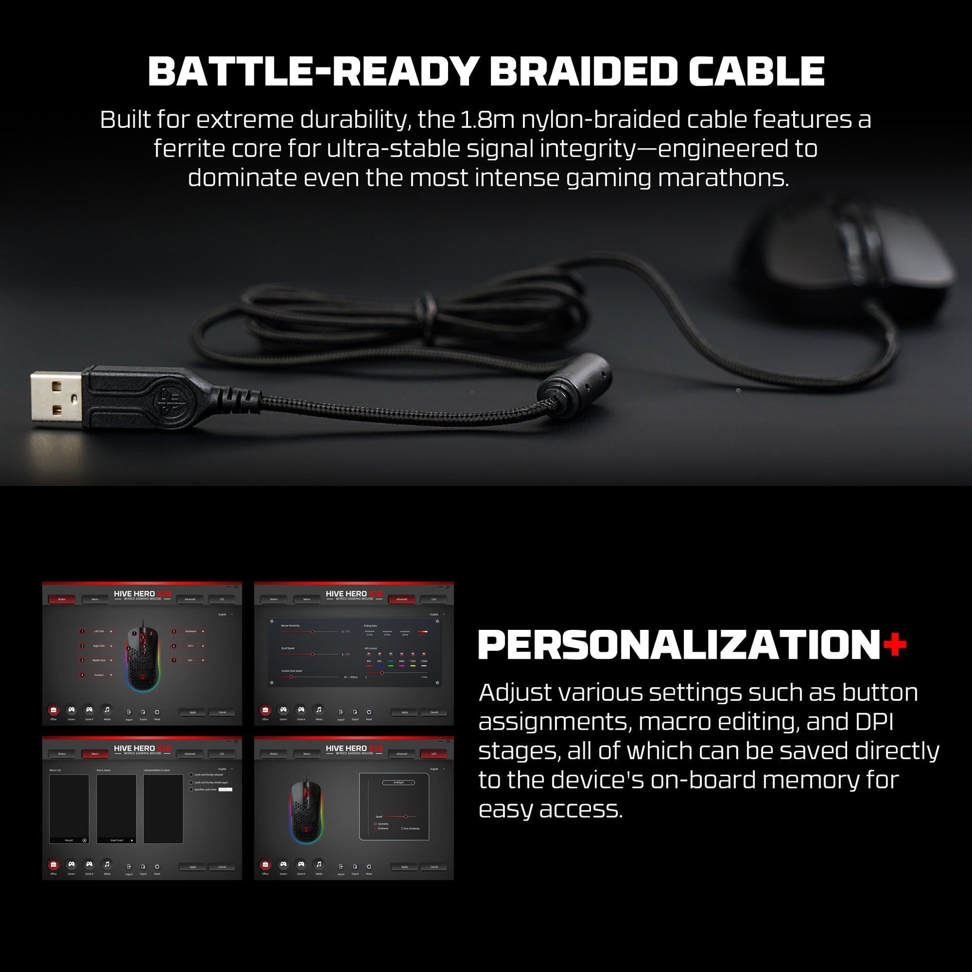 Fantech Hero X18 Gaming Mouse Rgb White