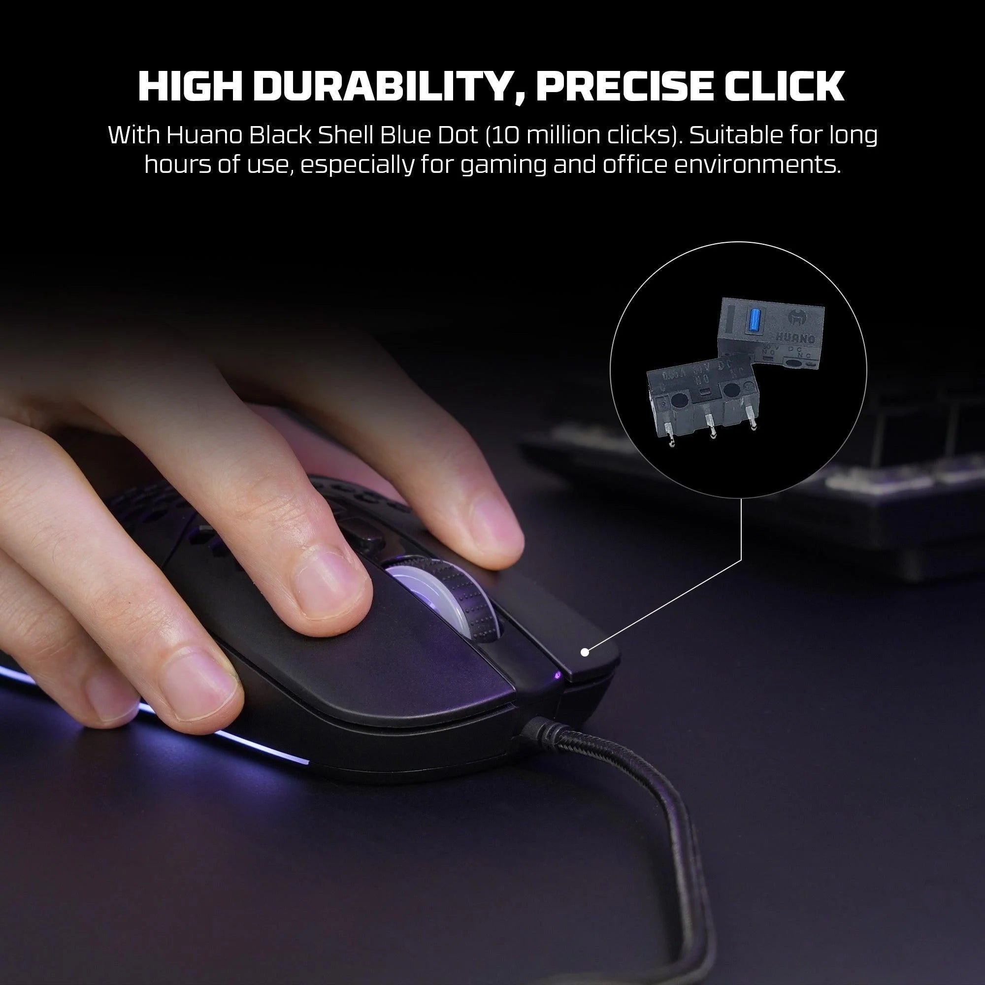 Fantech hero x18 gaming mouse rgb white - mouse