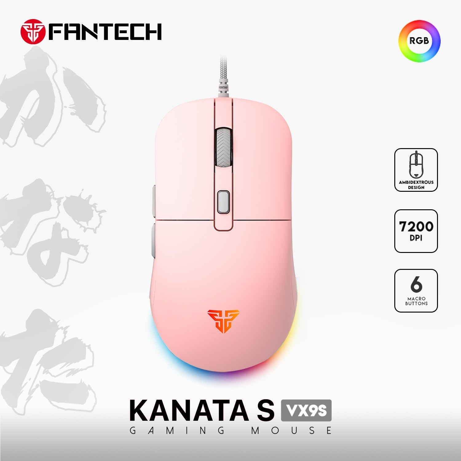 Fantech Kanata Vx9s Gaming Mouse - Gameonjo