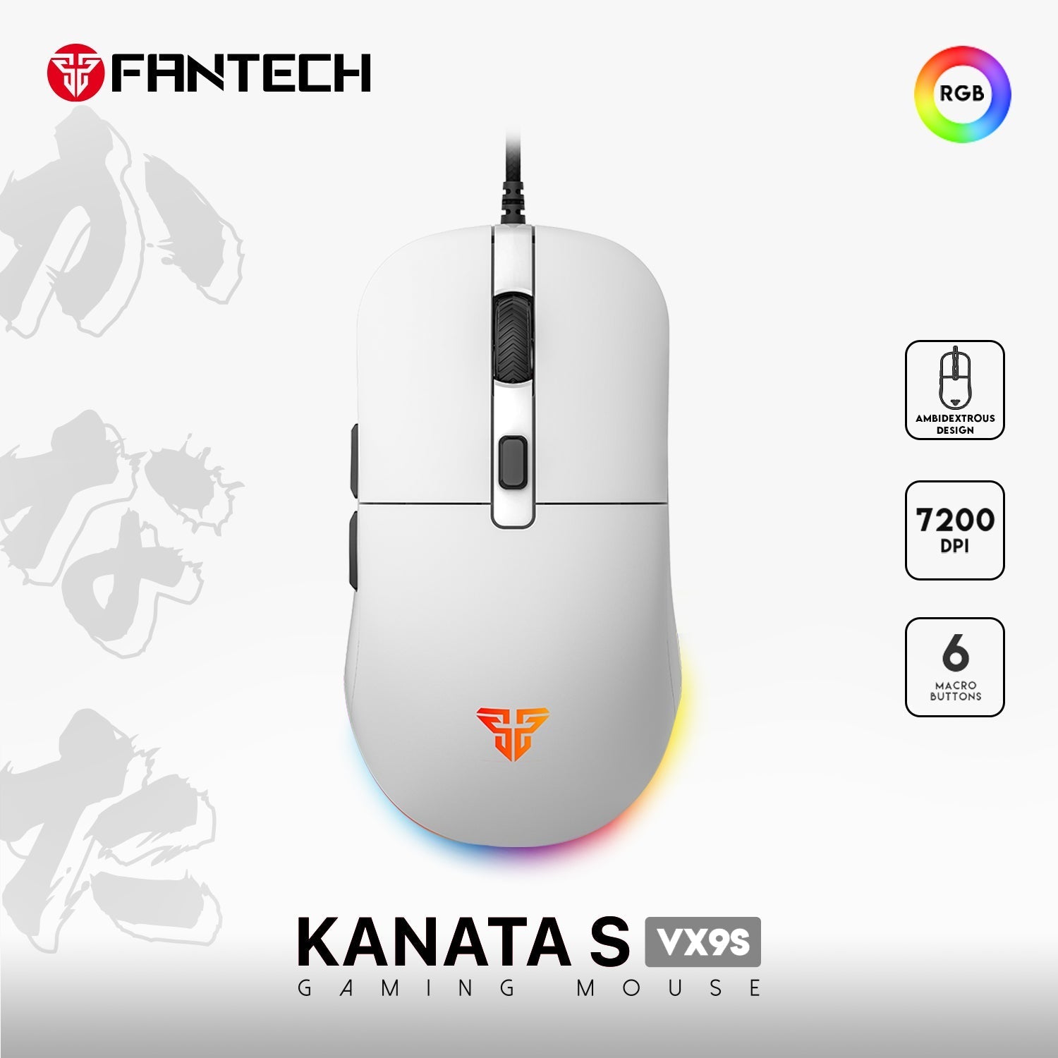 Fantech Kanata Vx9s Gaming Mouse - Gameonjo