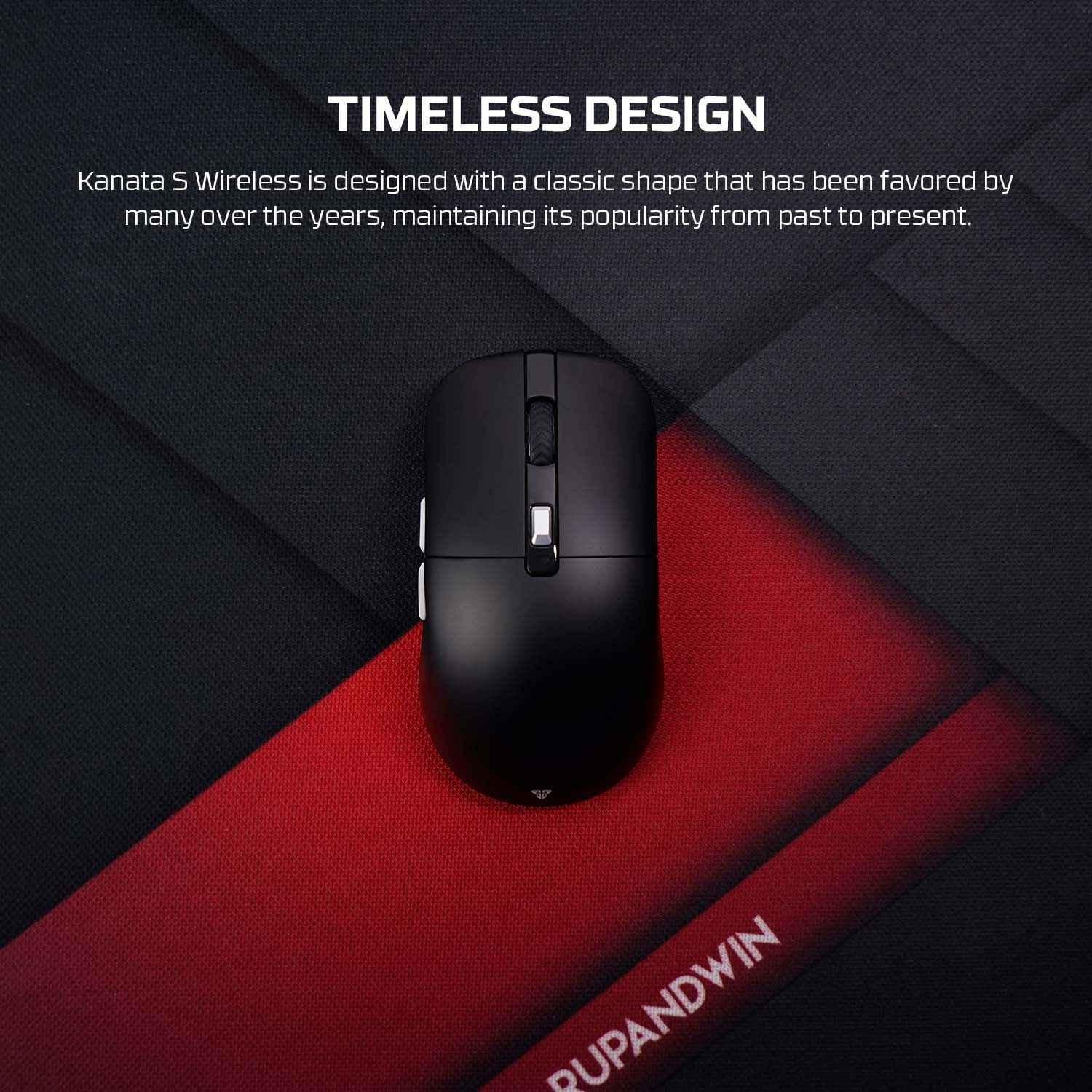 Fantech kanata wireless gaming mouse wg9s - red wireless gaming mouse - mouse