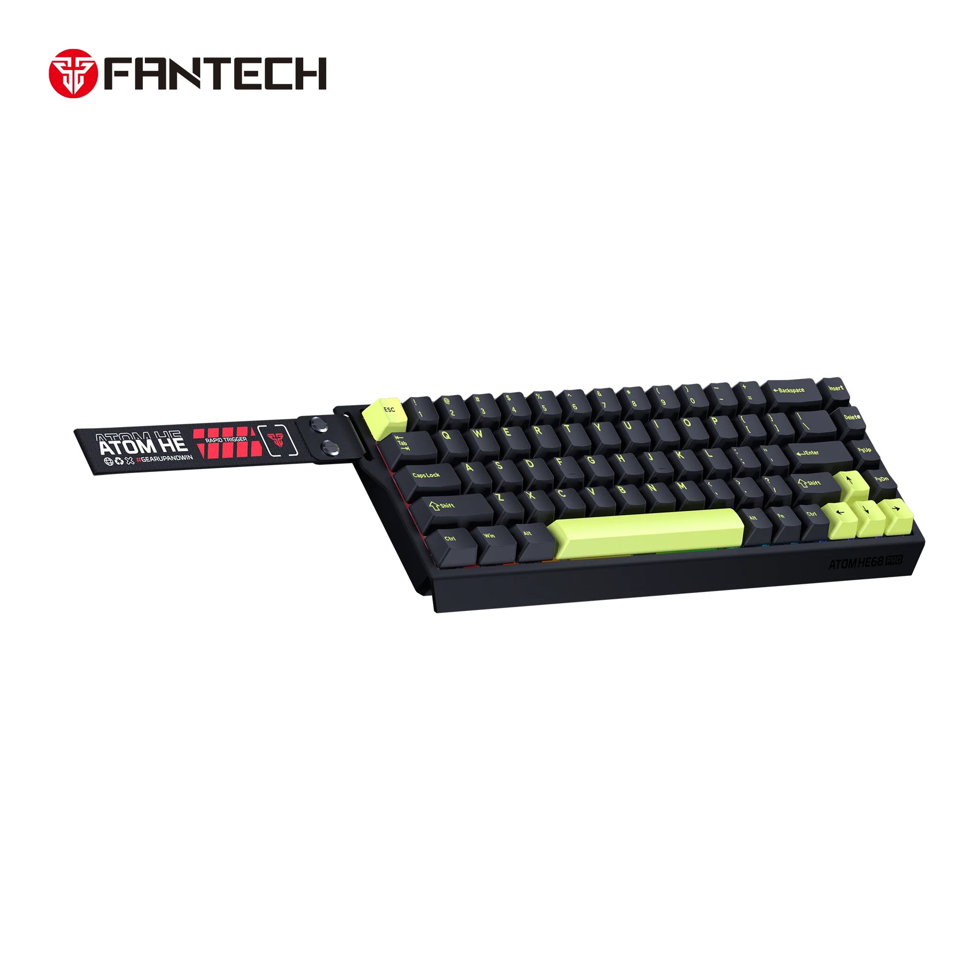 Fantech keyboard atom he68 mk922 magnetic switch – black - keyboard