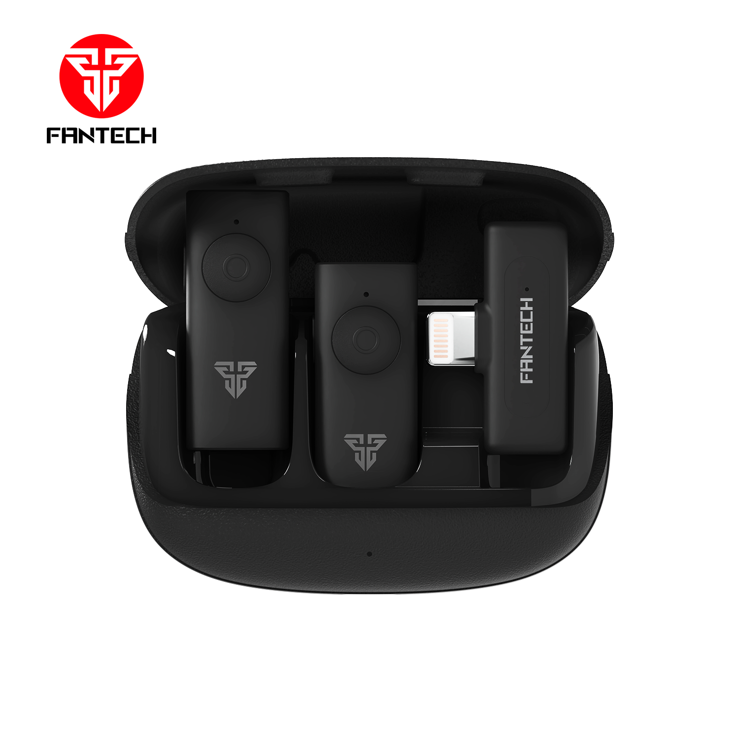 Fantech Leviosa Air Wmv21l Lightning Dual Mic Lightning Wireless Microphone - Gameonjo