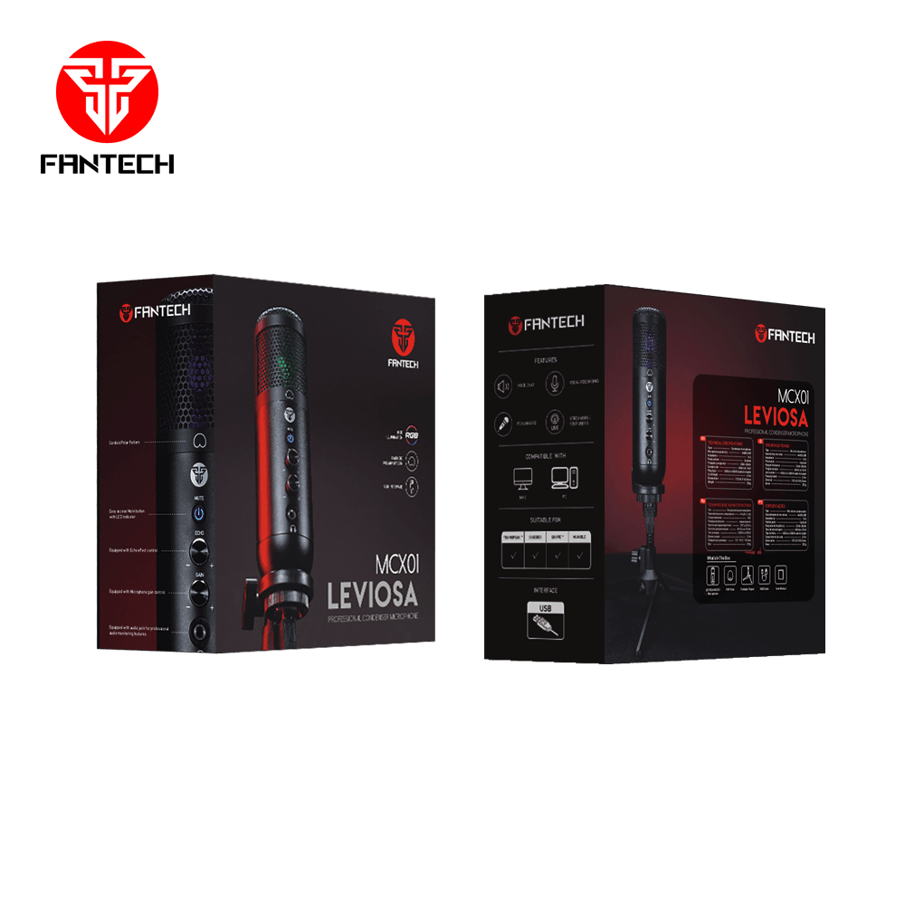 Fantech Leviosa Mcx01 Professional Condenser Microphone - Gameonjo