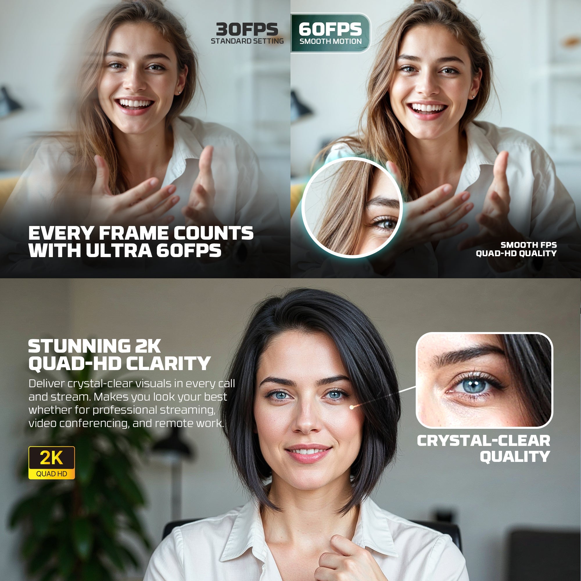 Fantech Luminous C50 Quad High-definition Webcam 2k