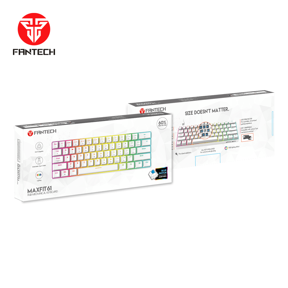 Fantech Maxfit61 Mk857 Rgb Mechanical Keyboard - Gameonjo
