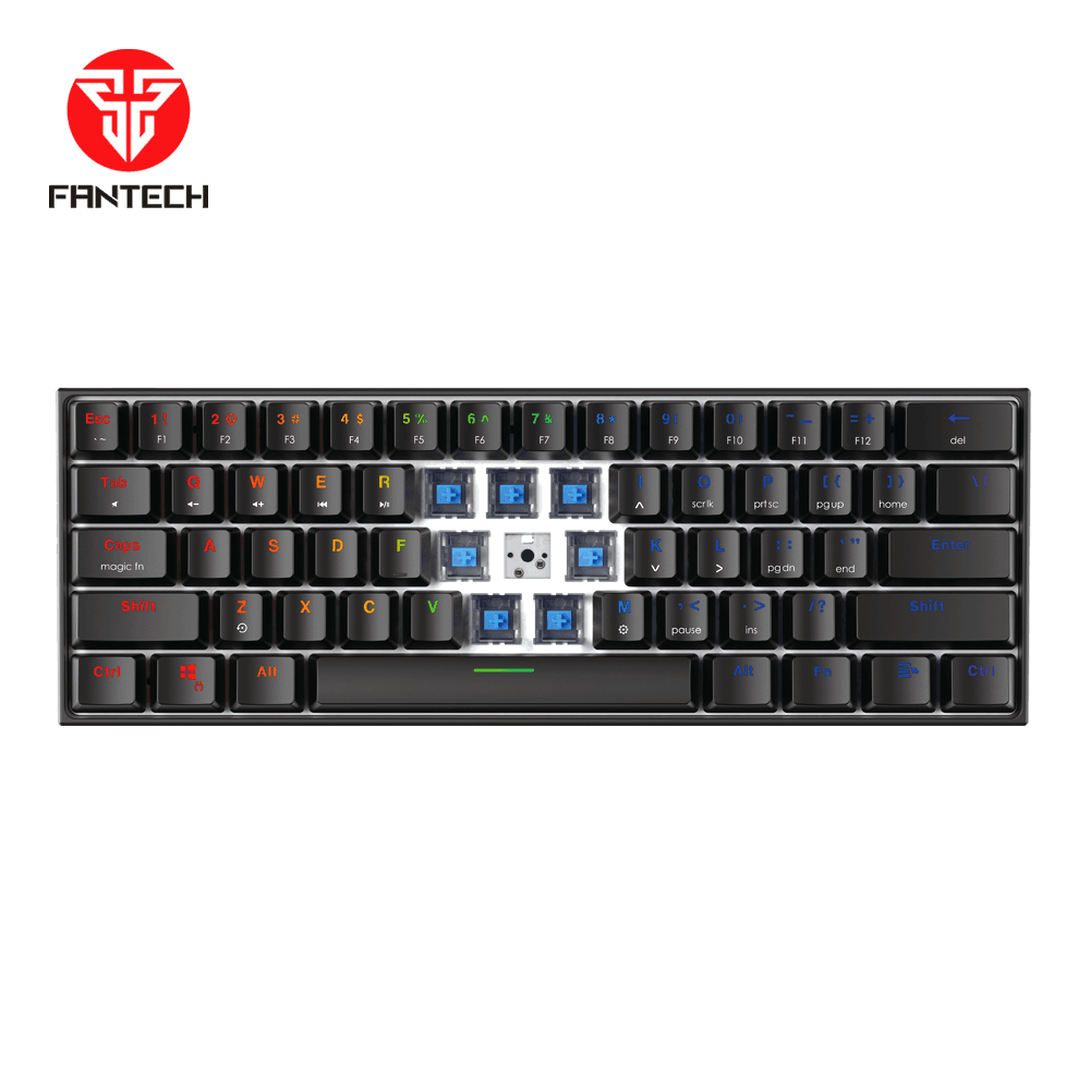 Fantech Maxfit61 Mk857 Rgb Mechanical Keyboard - Gameonjo