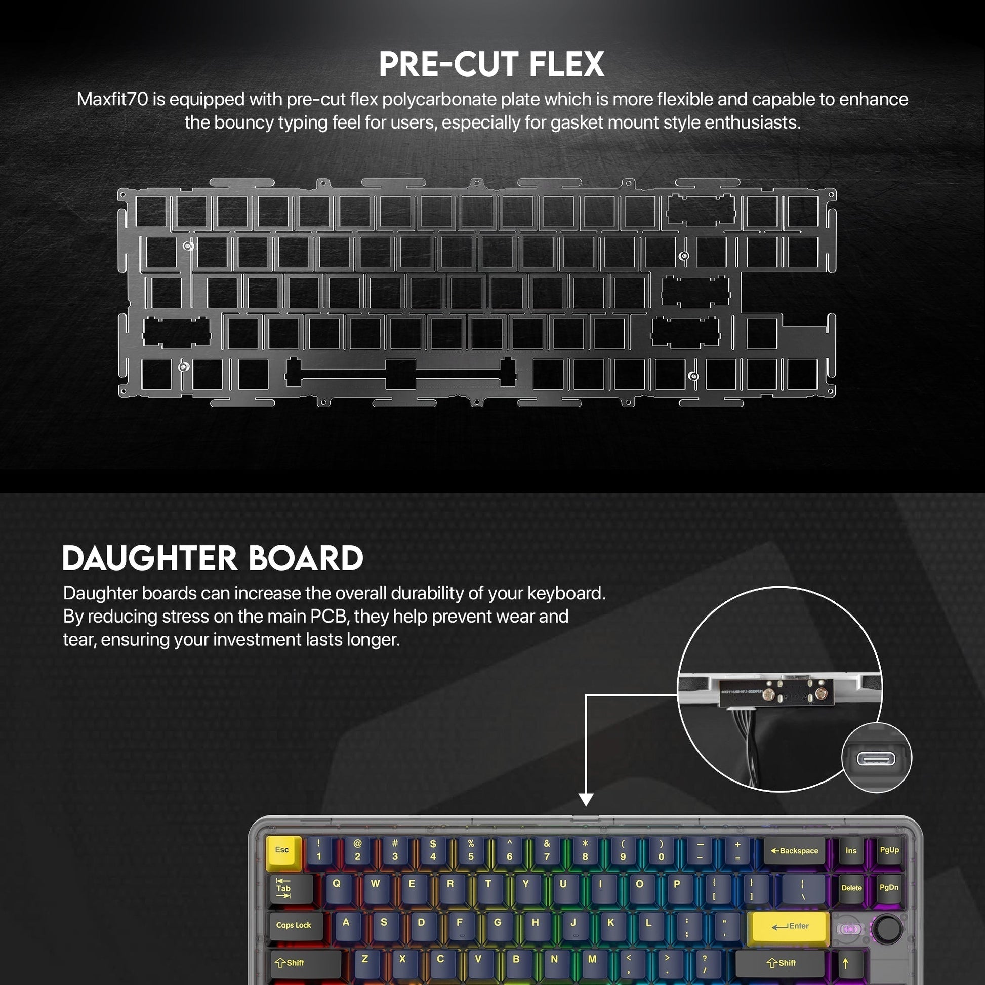 Fantech Maxfit70 Mk911 Vibe Edition London Tour Mechanical Gaming Keyboard - Gameonjo