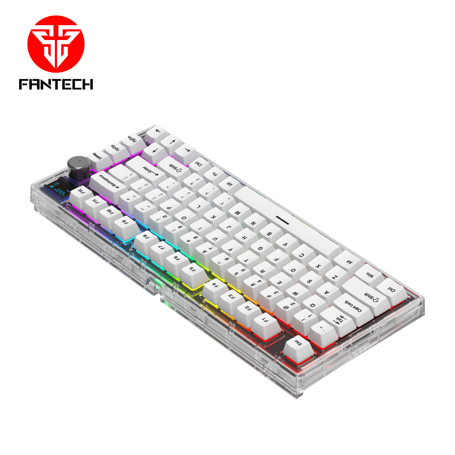 Fantech Maxfit81 Mk910 Pbt Frost Wireless Modular Mechanical Gaming Keyboard - Gameonjo