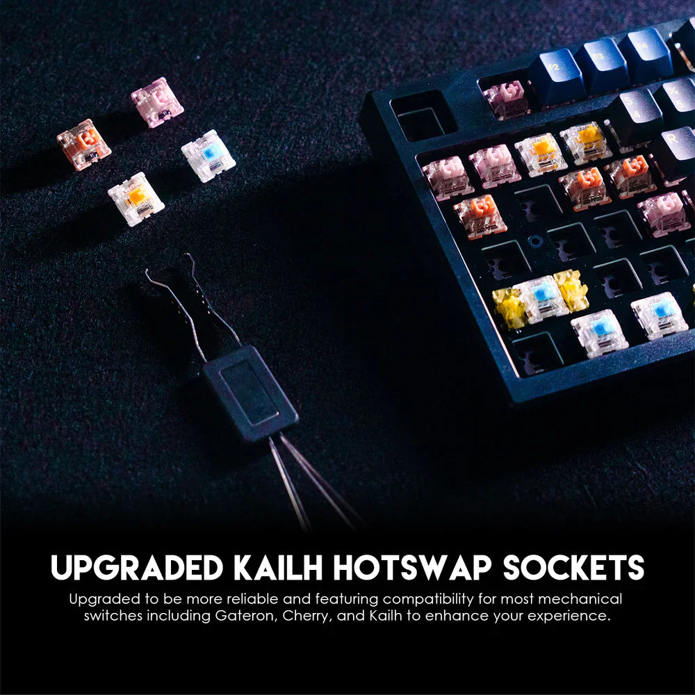 Fantech Maxfit81 Mk910 Vibe Grand Cobalt Edition Mechanical Keyboard