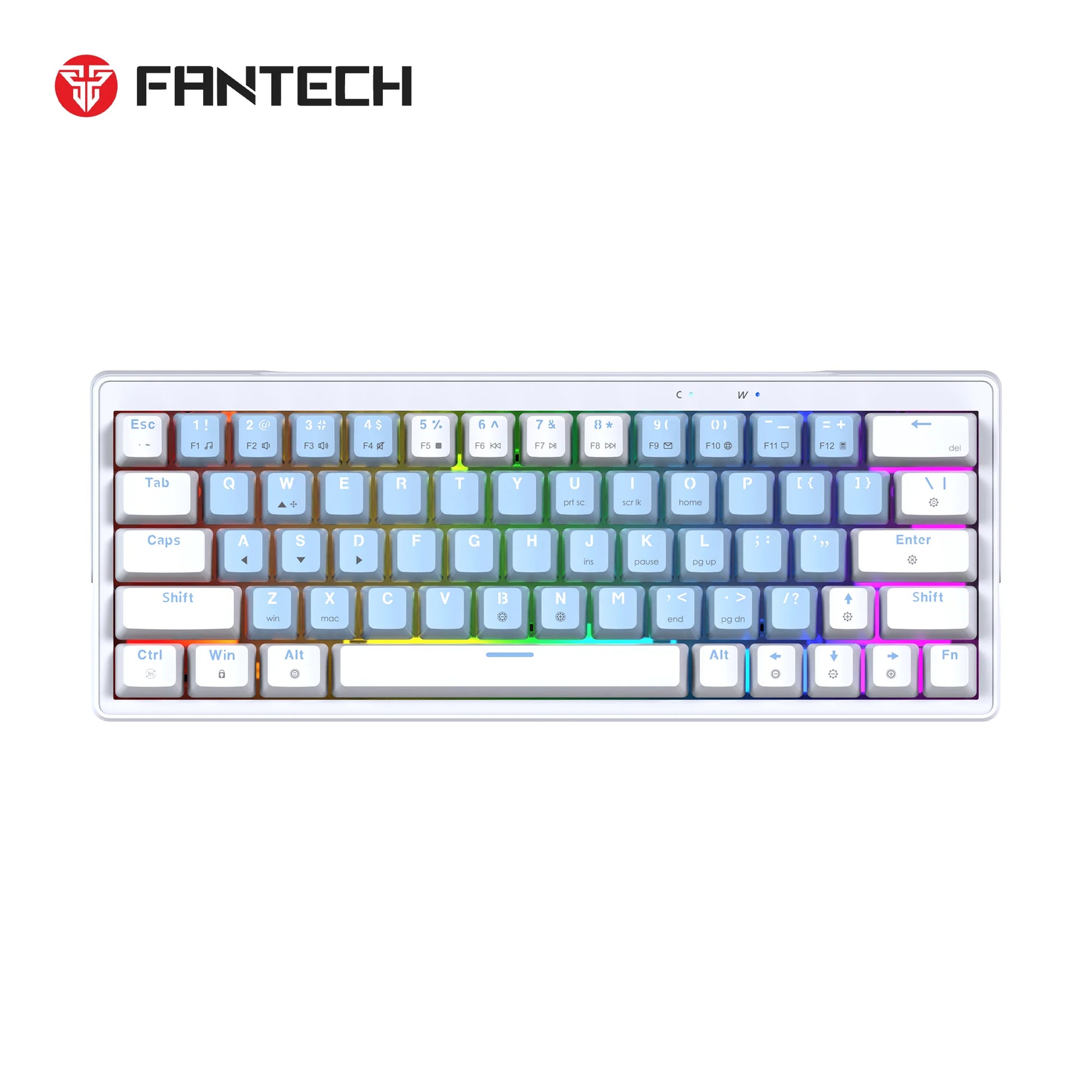 Fantech mk611 atom x63 ame edition - blue - keyboard