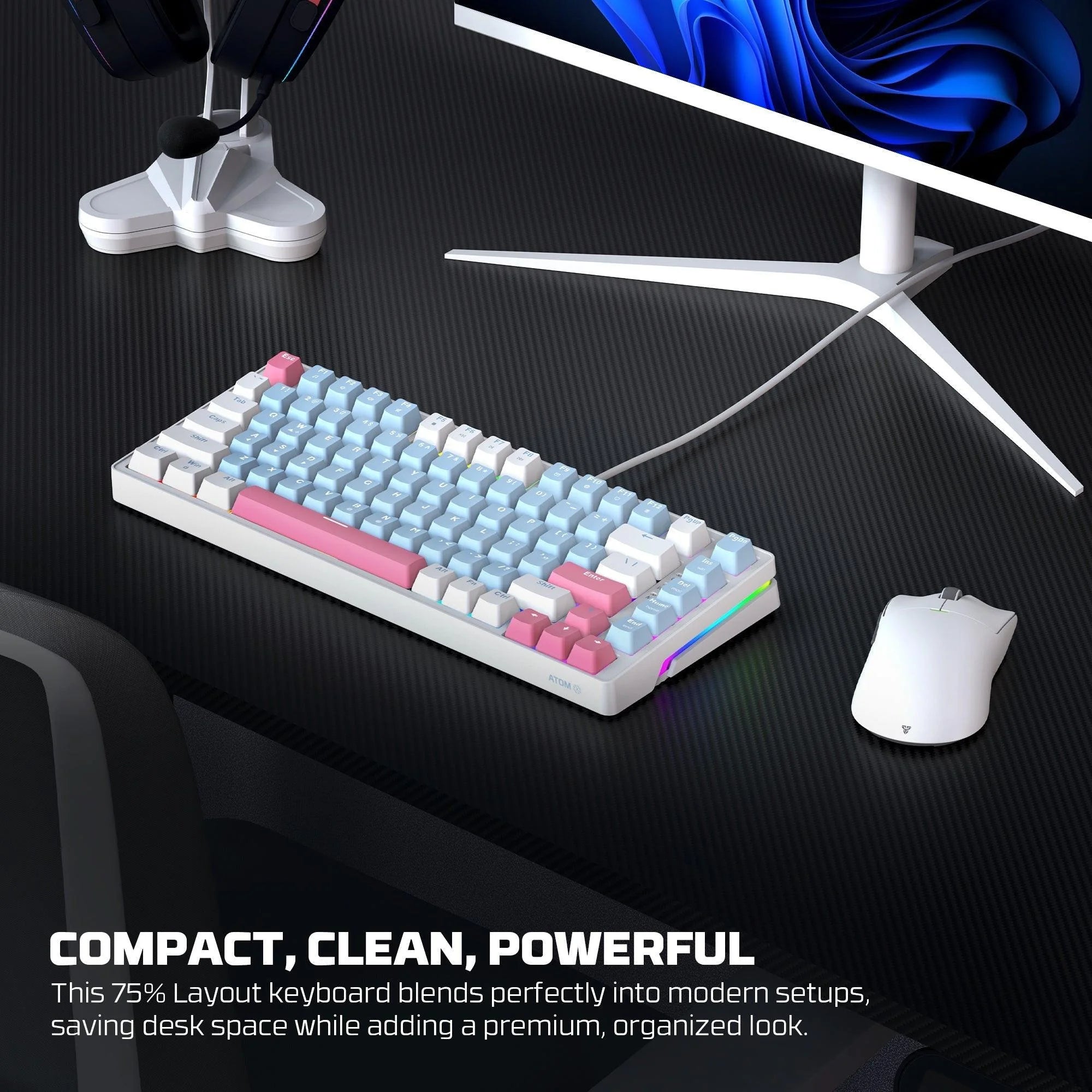 Fantech mk612 atom x83 ame edition - keyboard