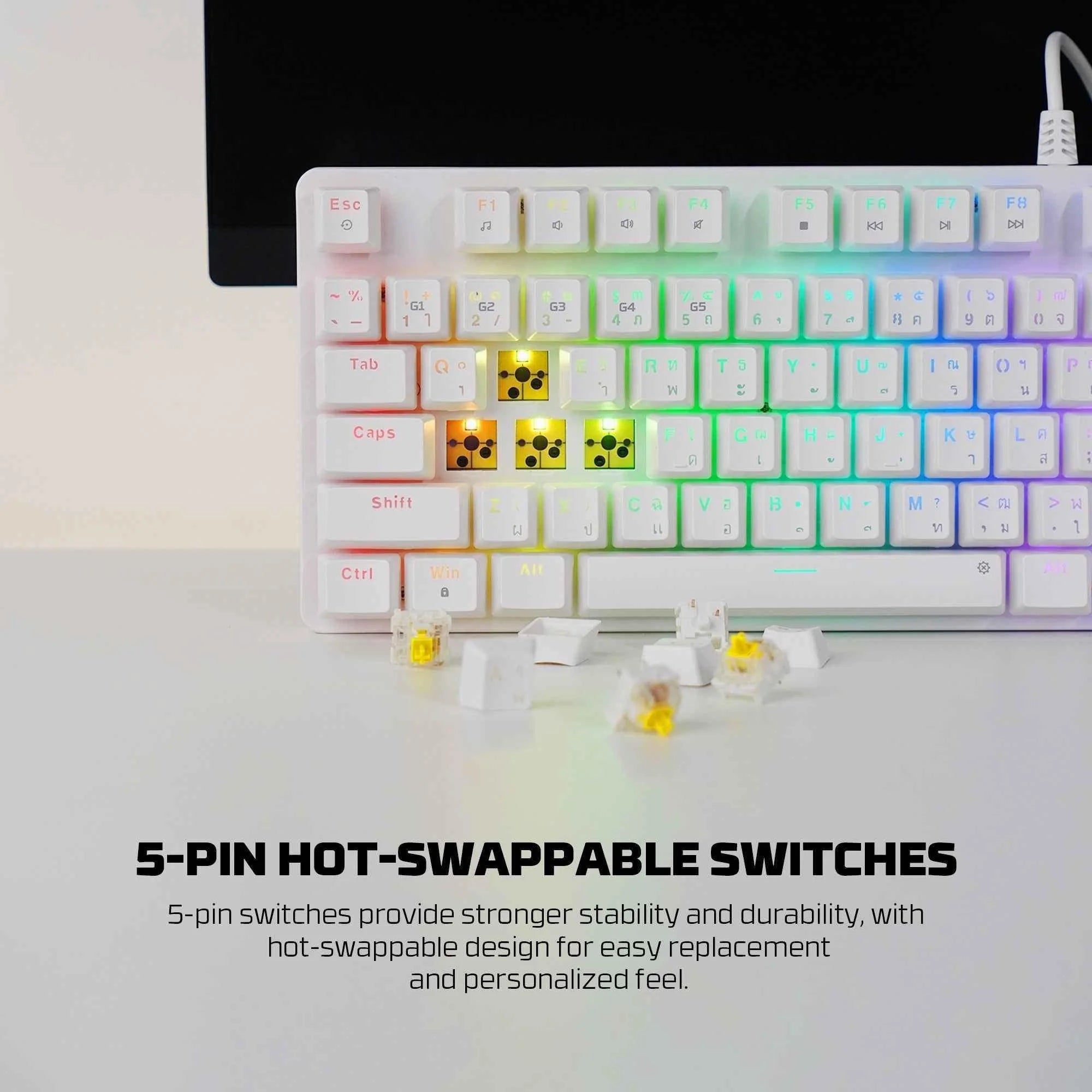 Fantech mk894 maxpower ii mechanical gaming keyboard - keyboard
