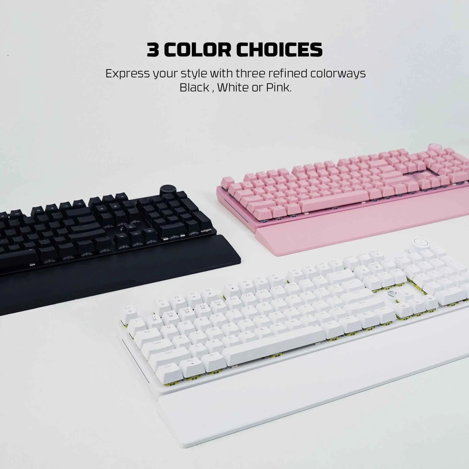 Fantech mk894 maxpower ii mechanical gaming keyboard,pink - keyboard