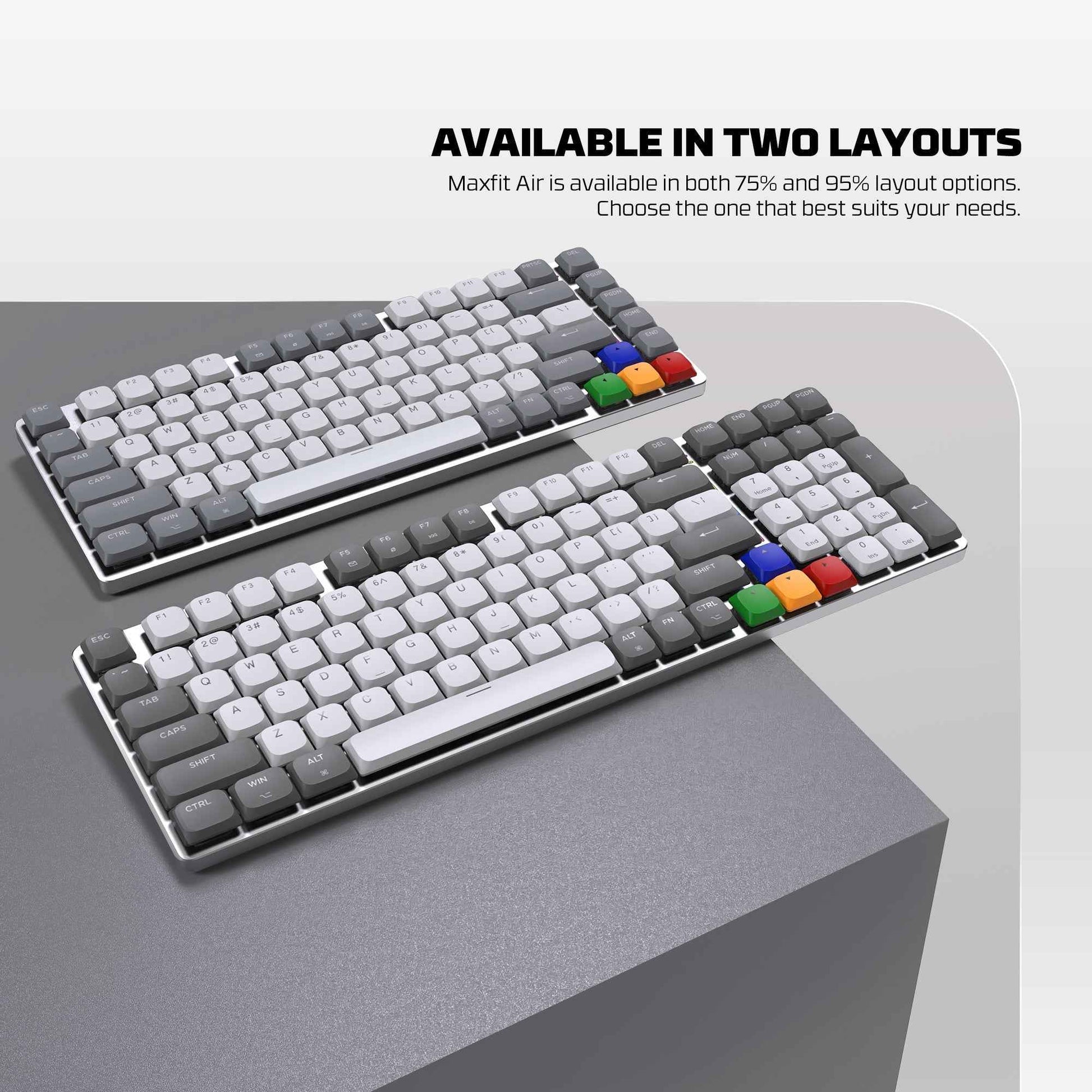 Fantech Mk915 75% Low Profile Wireless Mechanical Keyboard (super Maxfit Air83)