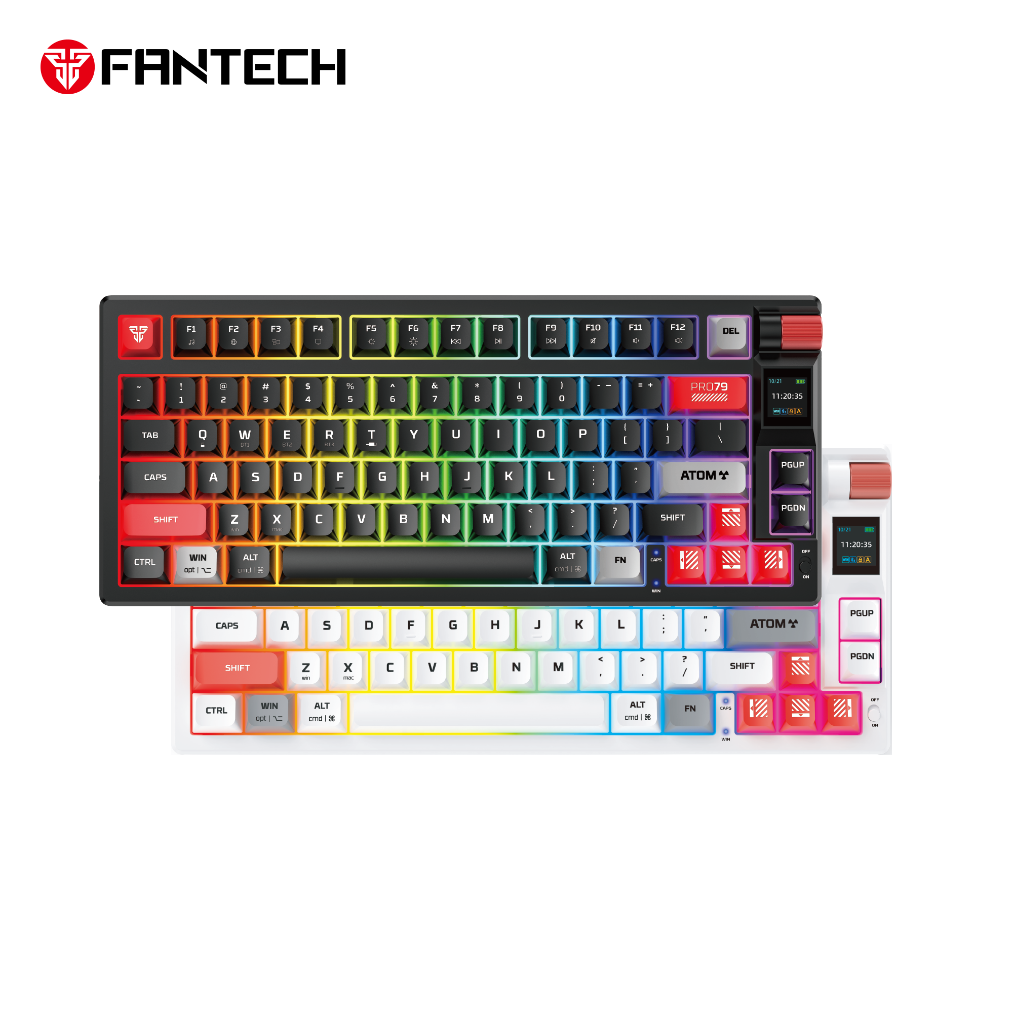 Fantech Mk917 Atom Pro79 Wireless Mechanical Gaming Keyboard Black