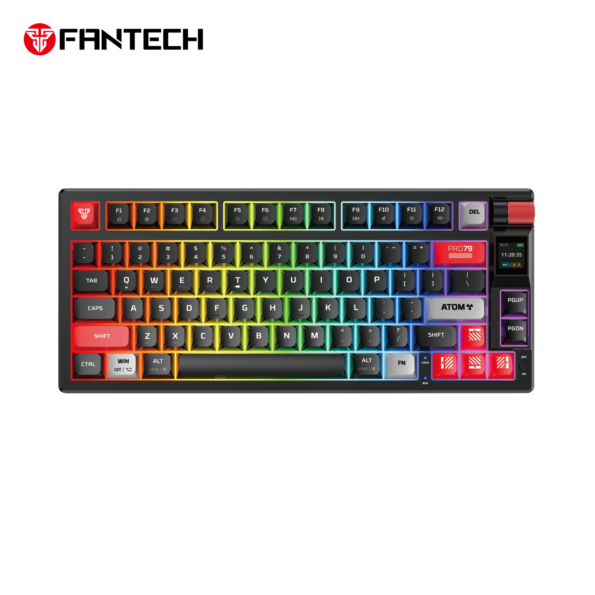 Fantech Mk917 Atom Pro79 Wireless Mechanical Gaming Keyboard Black