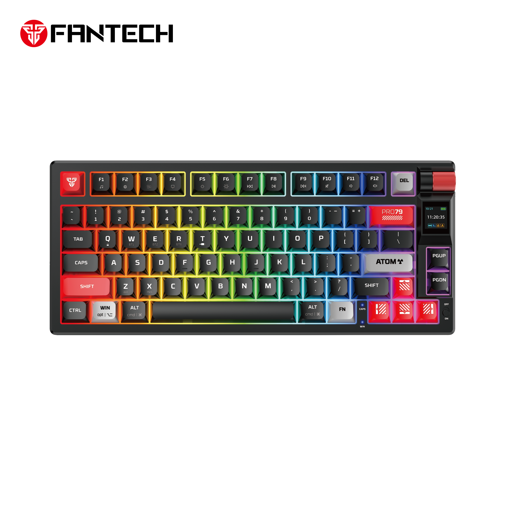 Fantech Mk917 Atom Pro79 Wireless Mechanical Gaming Keyboard Black