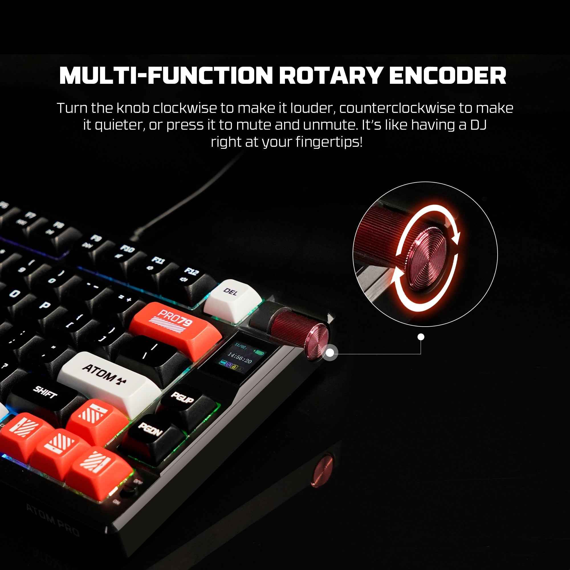 Fantech Mk917 Atom Pro79 Wireless Mechanical Gaming Keyboard White