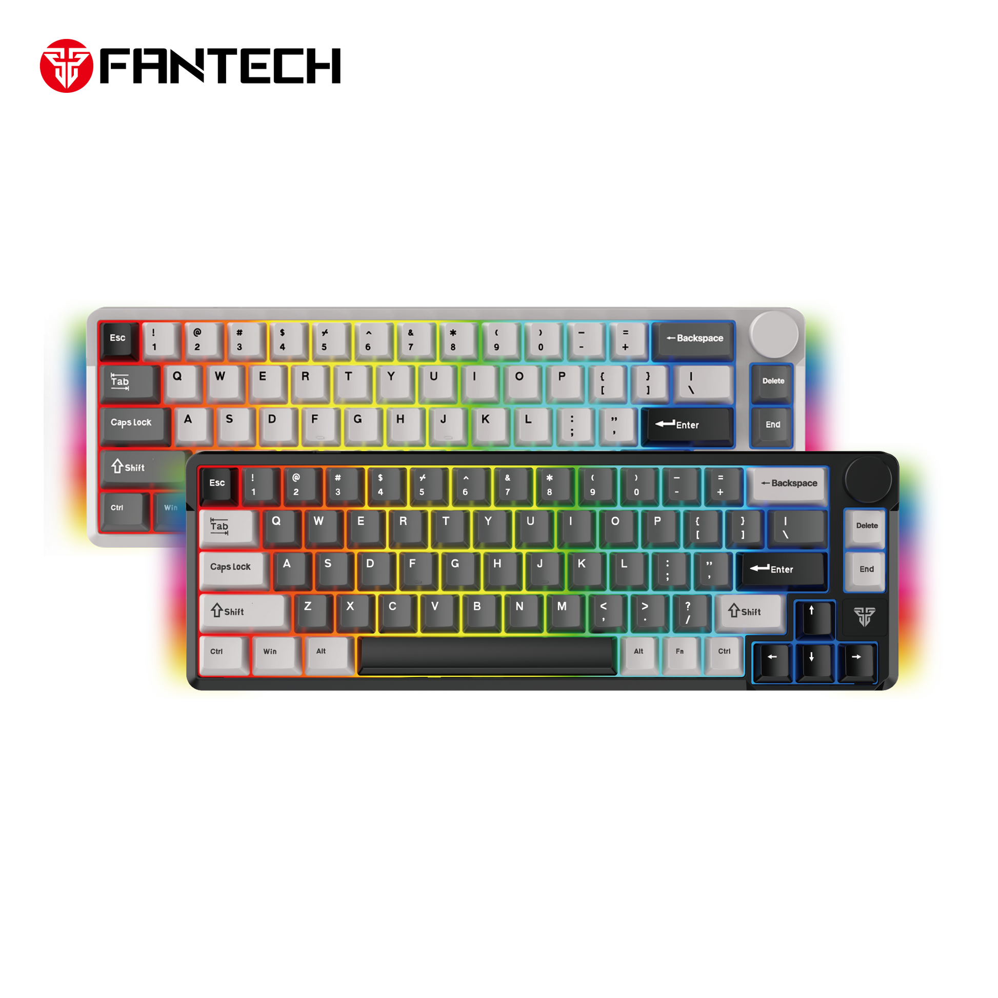 Fantech Mk919 Atom Pro66 Mechanical Keyboard Black