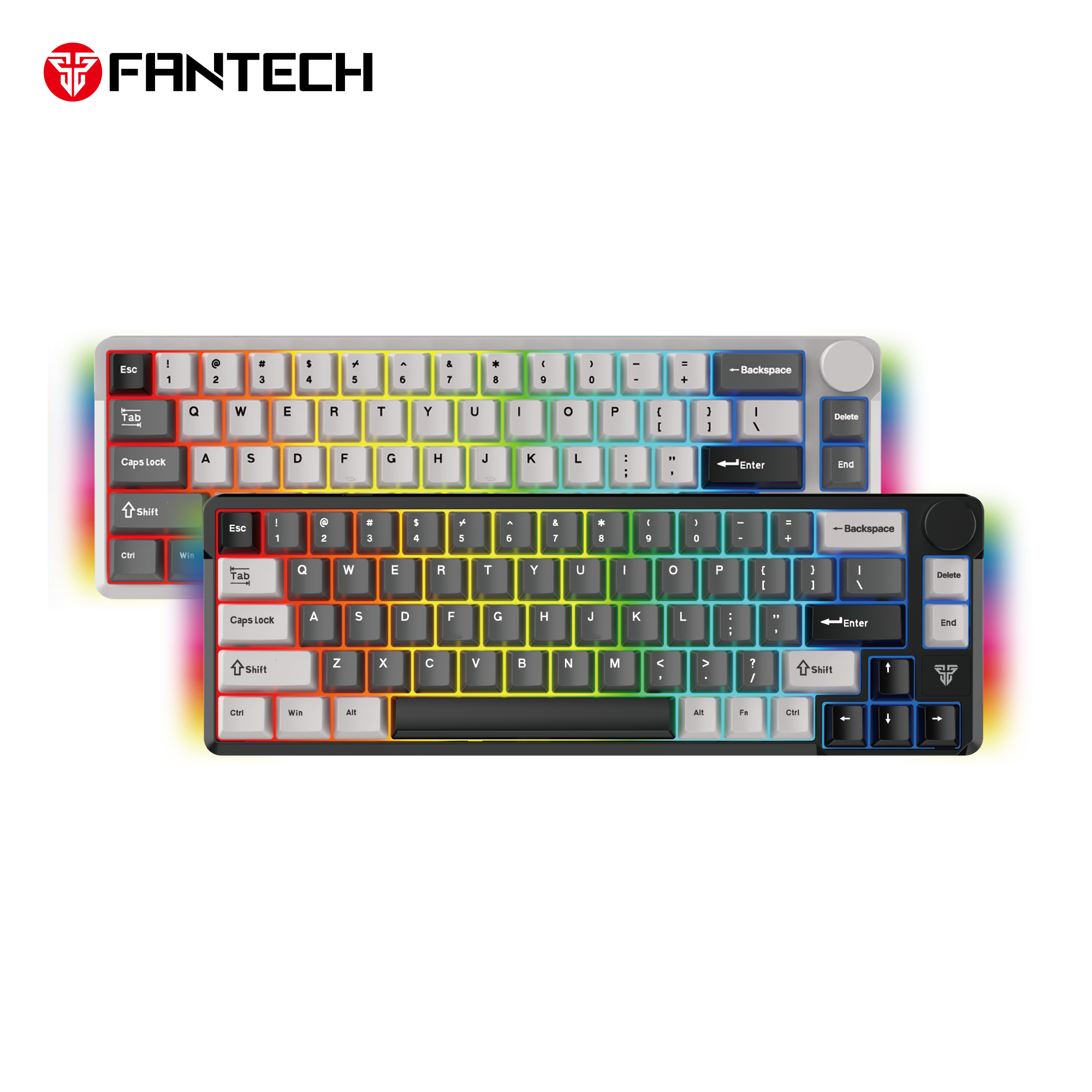 Fantech Mk919 Atom Pro66 Mechanical Keyboard Black