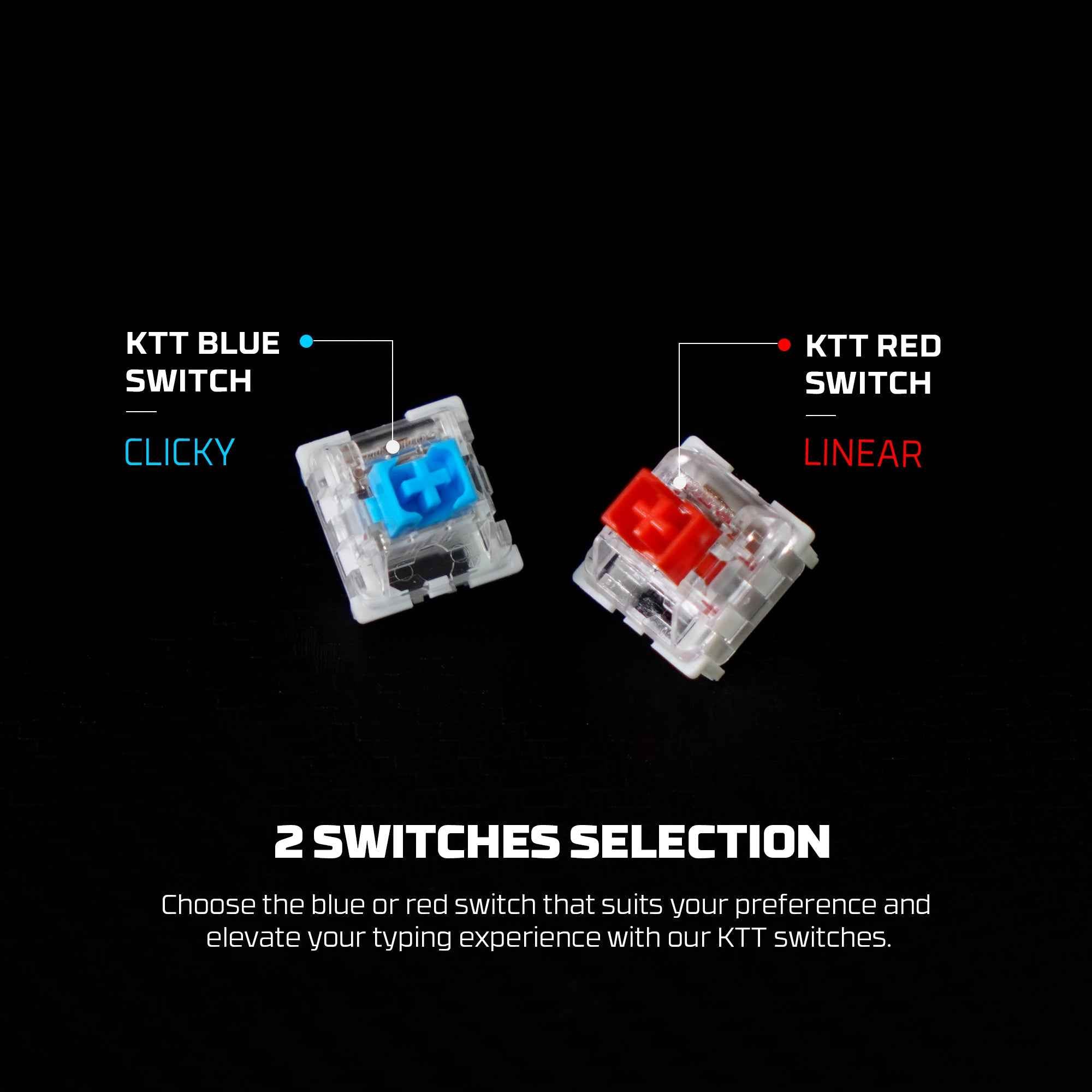 Fantech Mk919 Atom Pro66 Mechanical Keyboard Grey