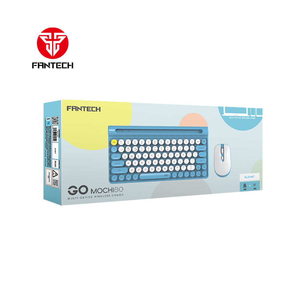 Fantech Mochi 80keys Wk897 Wireless Keyboard Mouse Combo Set for Windows - Gameonjo