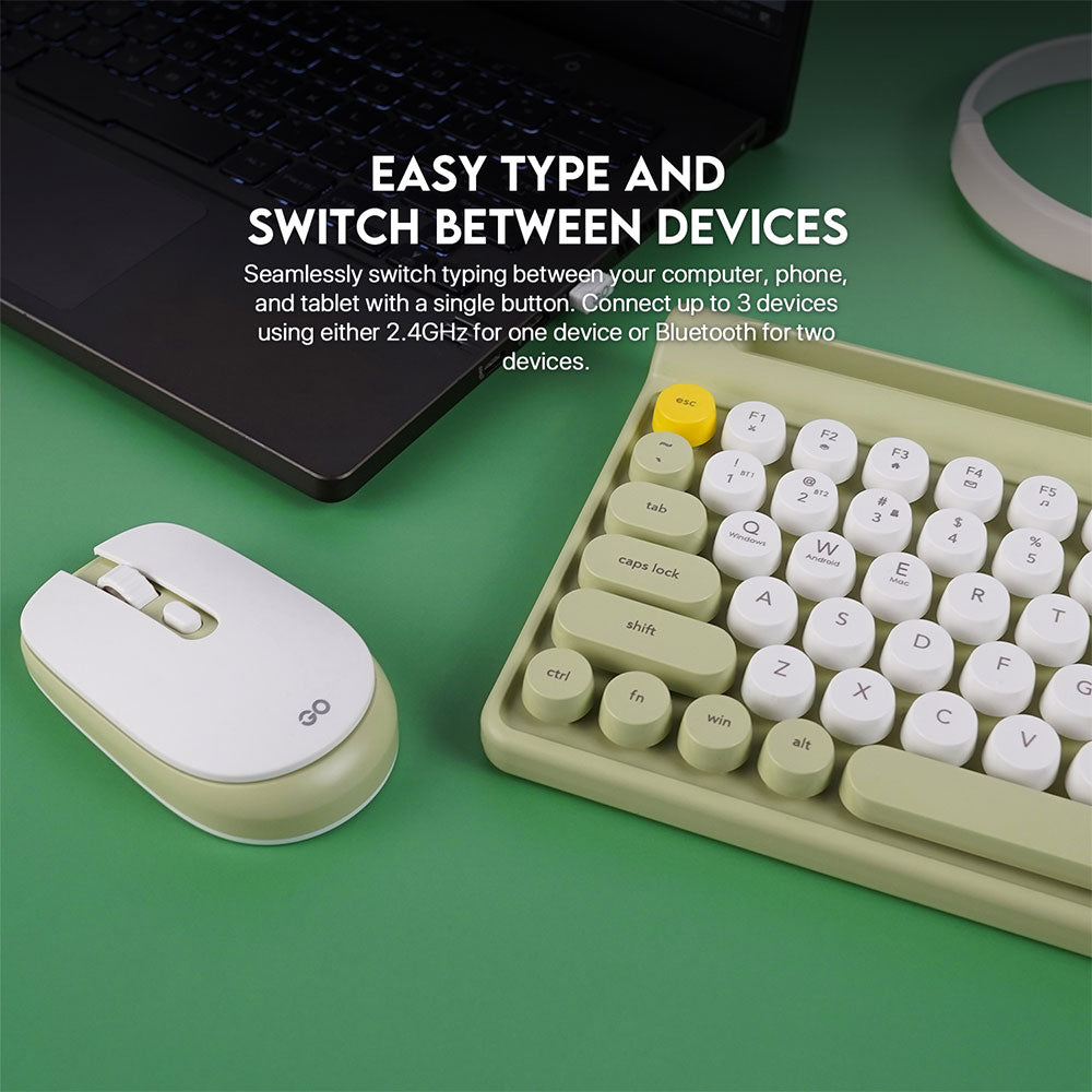 Fantech Mochi 80keys Wk897 Wireless Keyboard Mouse Combo Set for Windows - Gameonjo