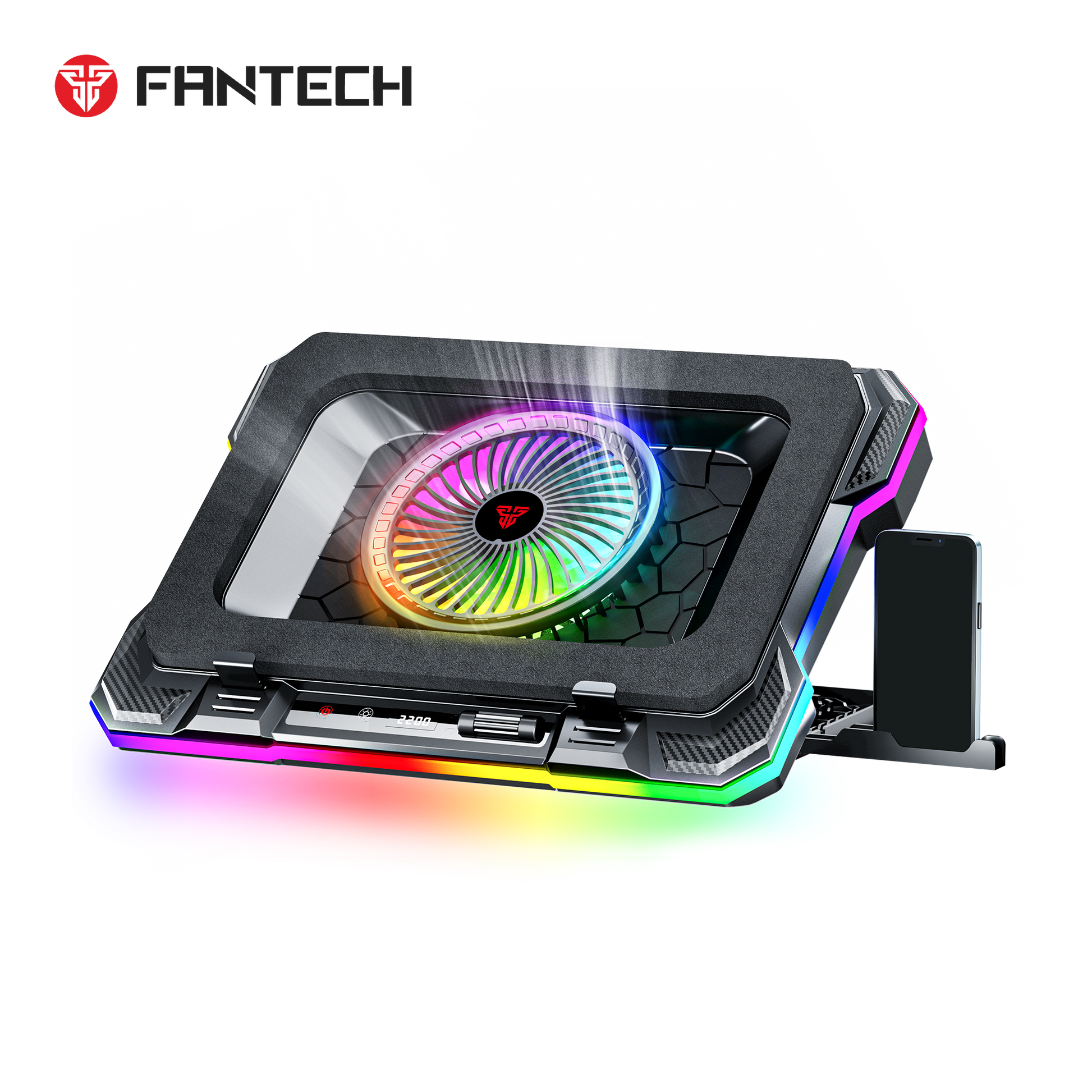 Fantech Nc22 Notebook Cooler Laptop Cooling Pad