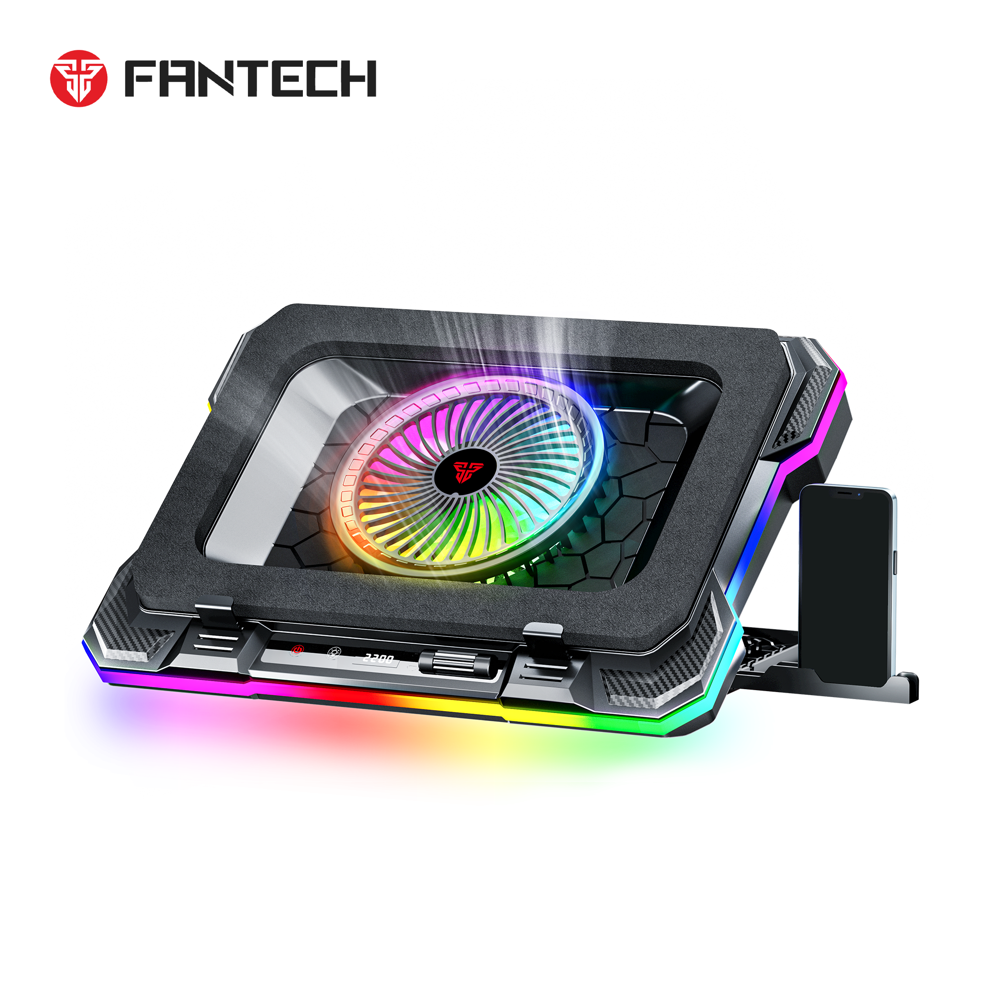 Fantech Nc22 Notebook Cooler Laptop Cooling Pad