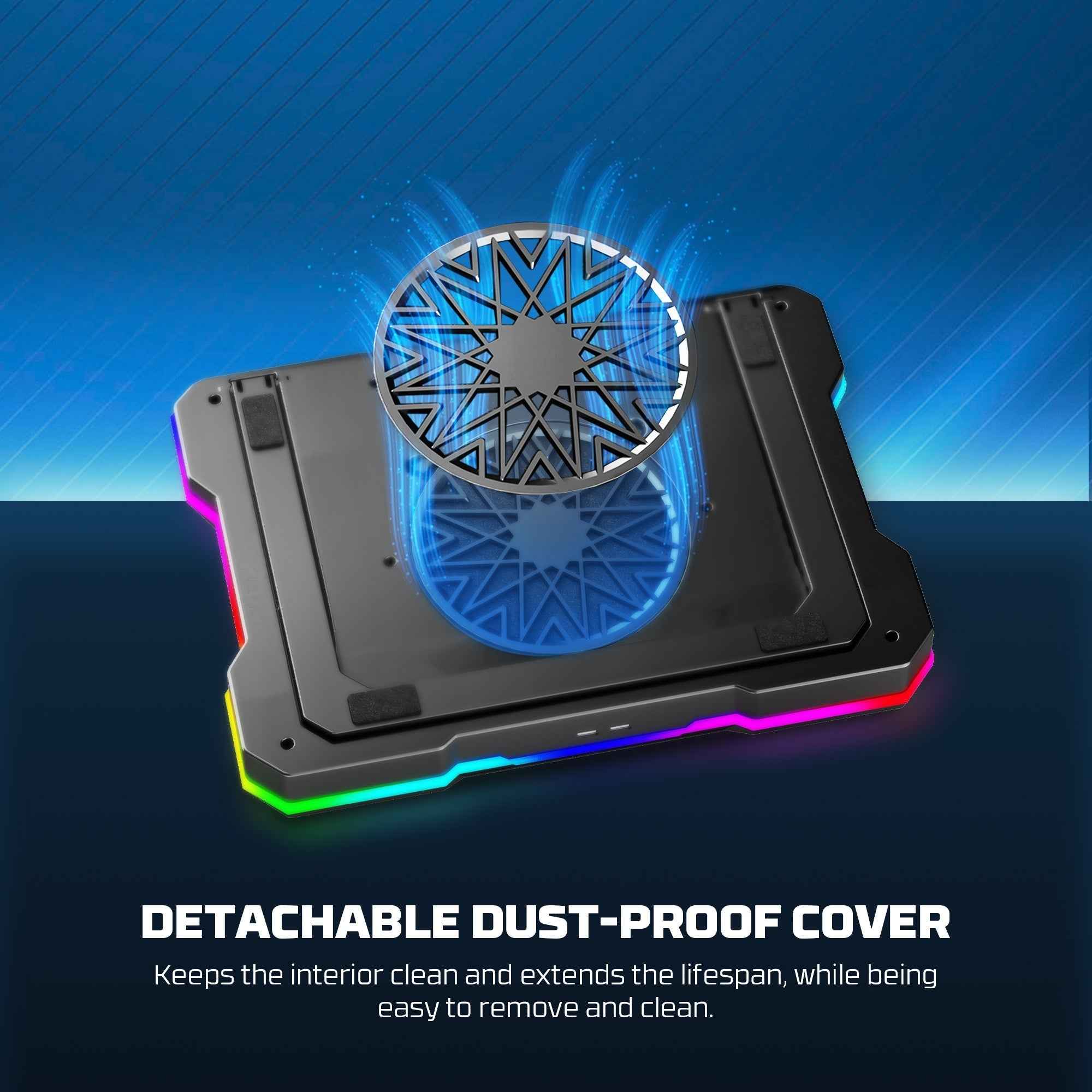 Fantech Nc22 Notebook Cooler Laptop Cooling Pad