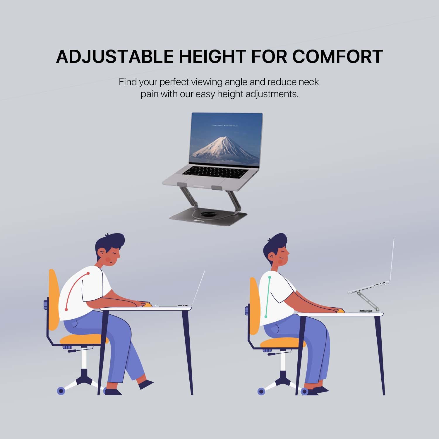 Fantech nc30 notebook stand and cooling fan rgb - cooling stands
