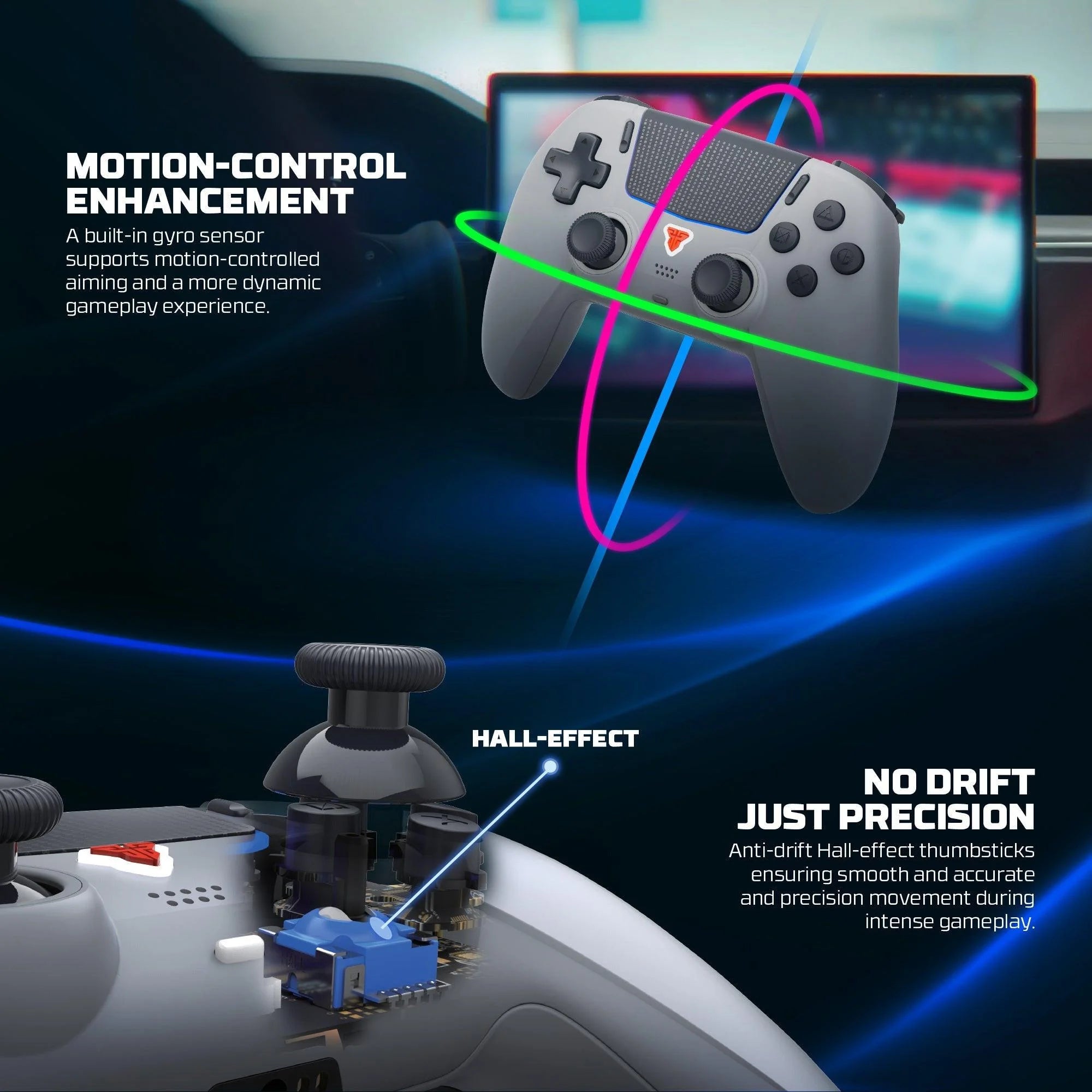Fantech nova ii d wgp16d controller hall effect (ps5) new - console | controller