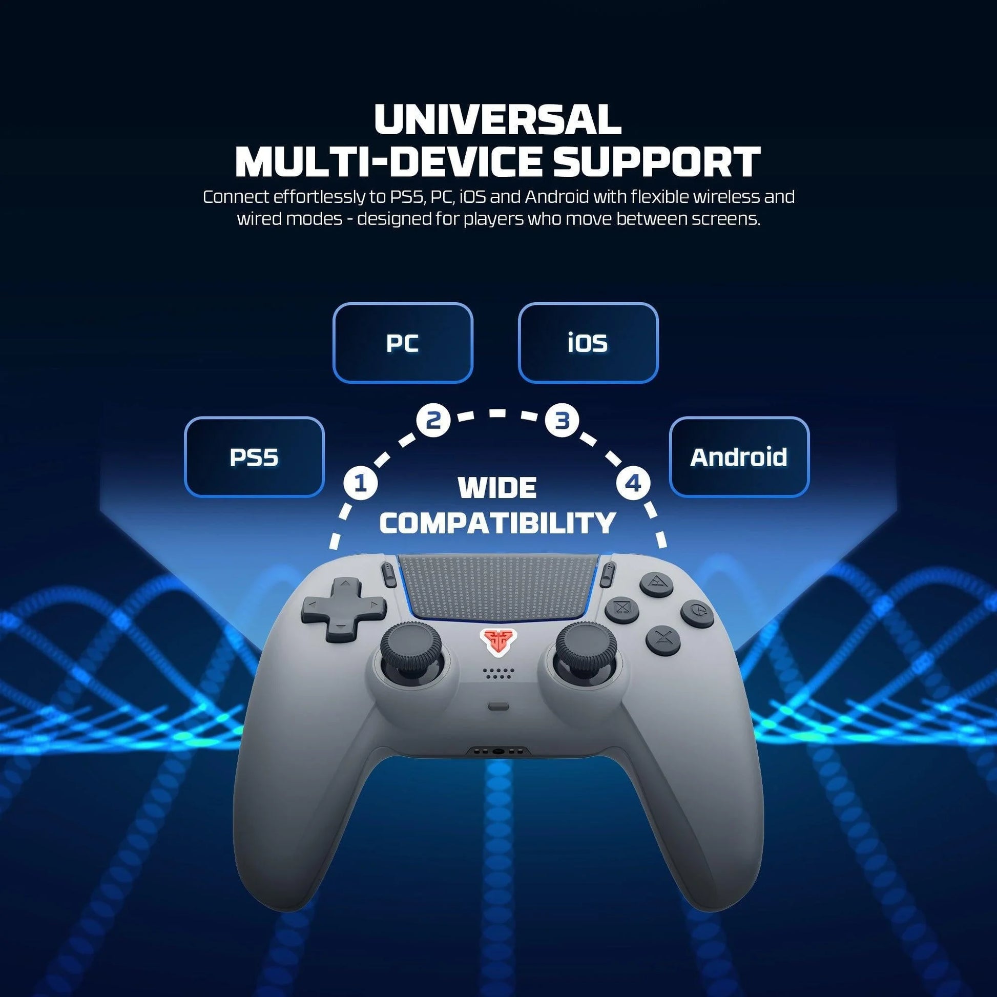 Fantech nova ii d wgp16d controller hall effect (ps5) new - console | controller