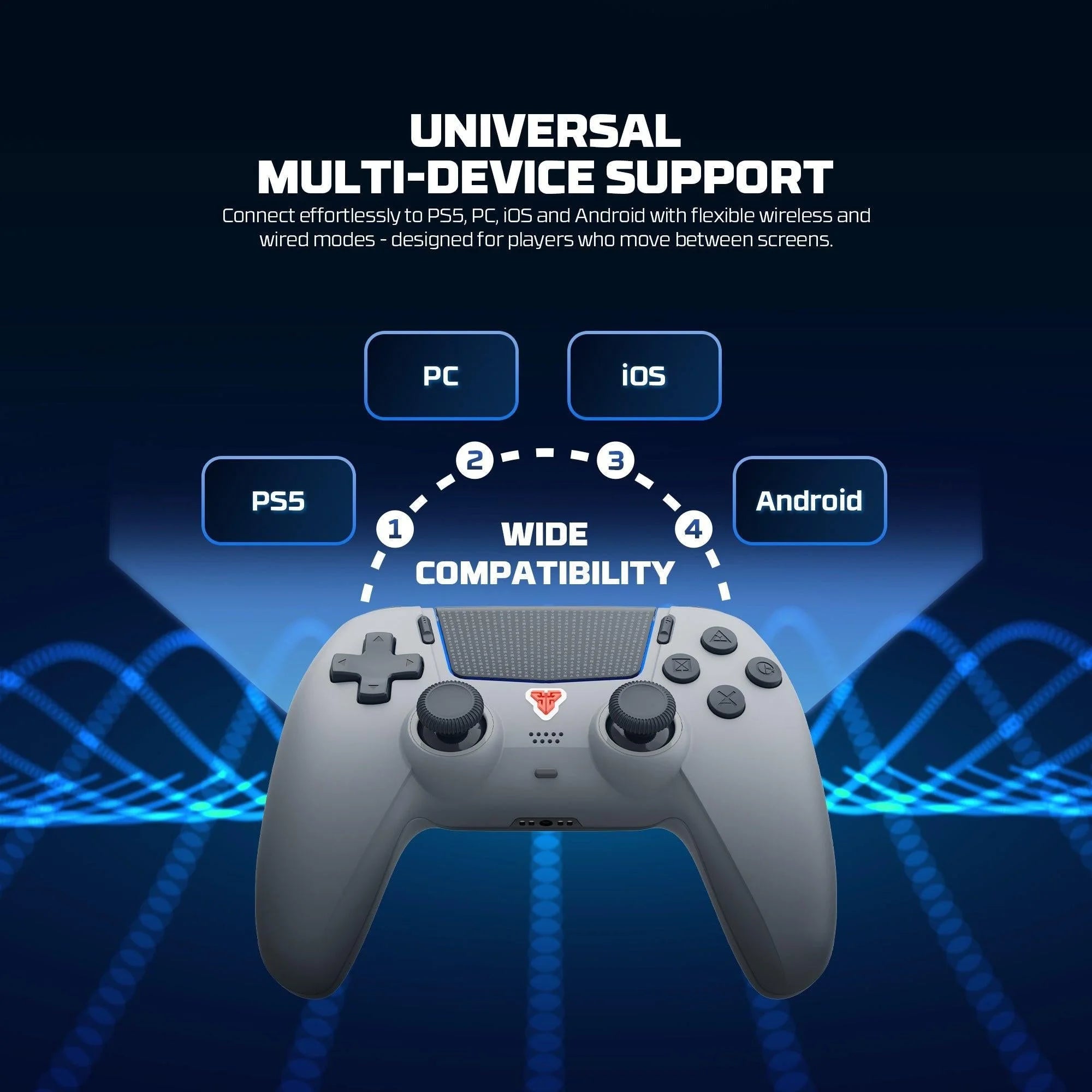Fantech nova ii d wgp16d controller hall effect (ps5) new - console | controller