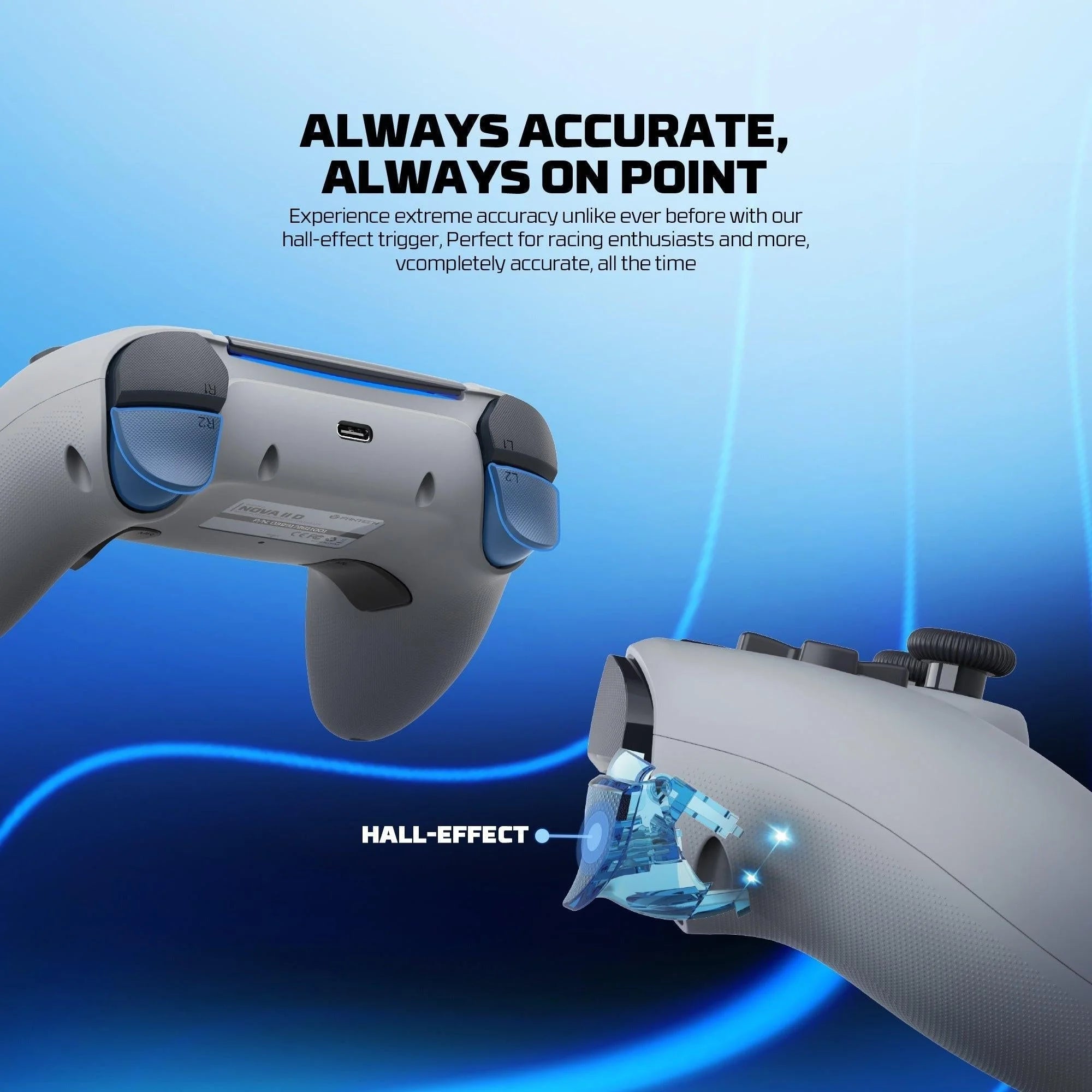 Fantech nova ii d wgp16d controller hall effect (ps5) new - console | controller