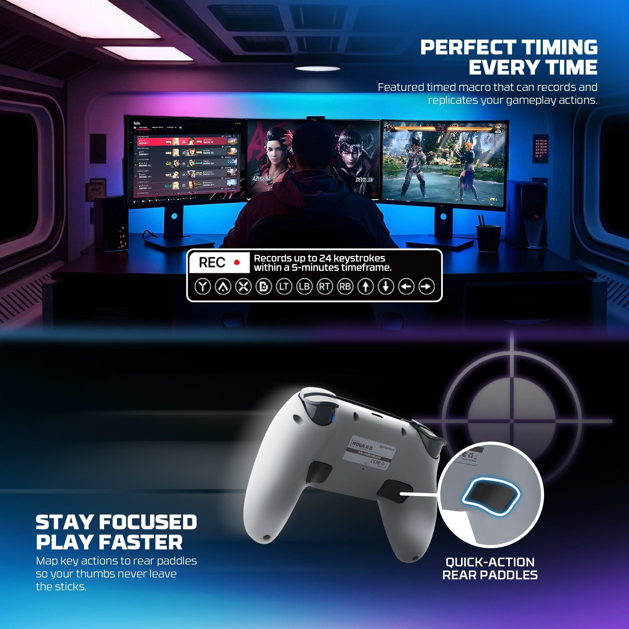 Fantech NOVA II D WGP16D Controller Hall Effect (PS5) NEW.
